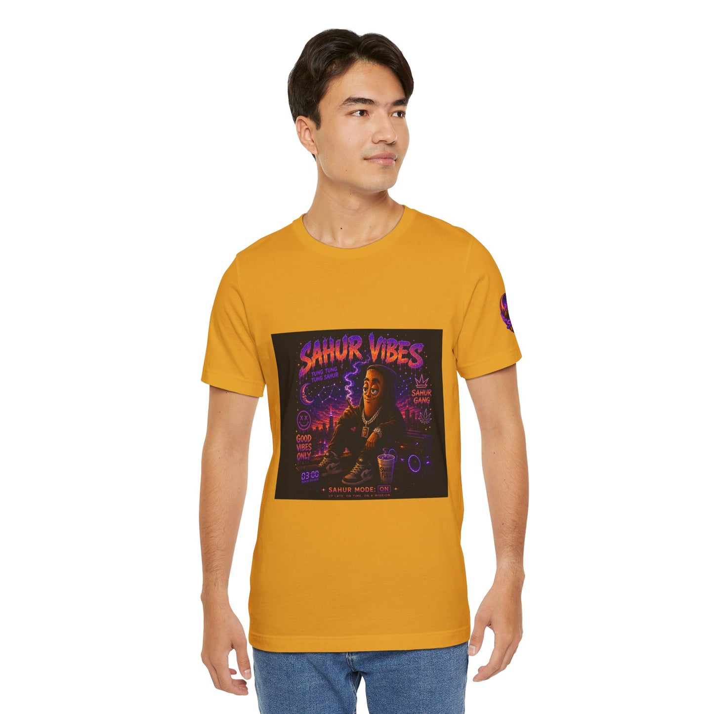 Tung Tung Tung Sahur SOLO Night Smoke DOLO Tee — Urban Chill Cartoon Design