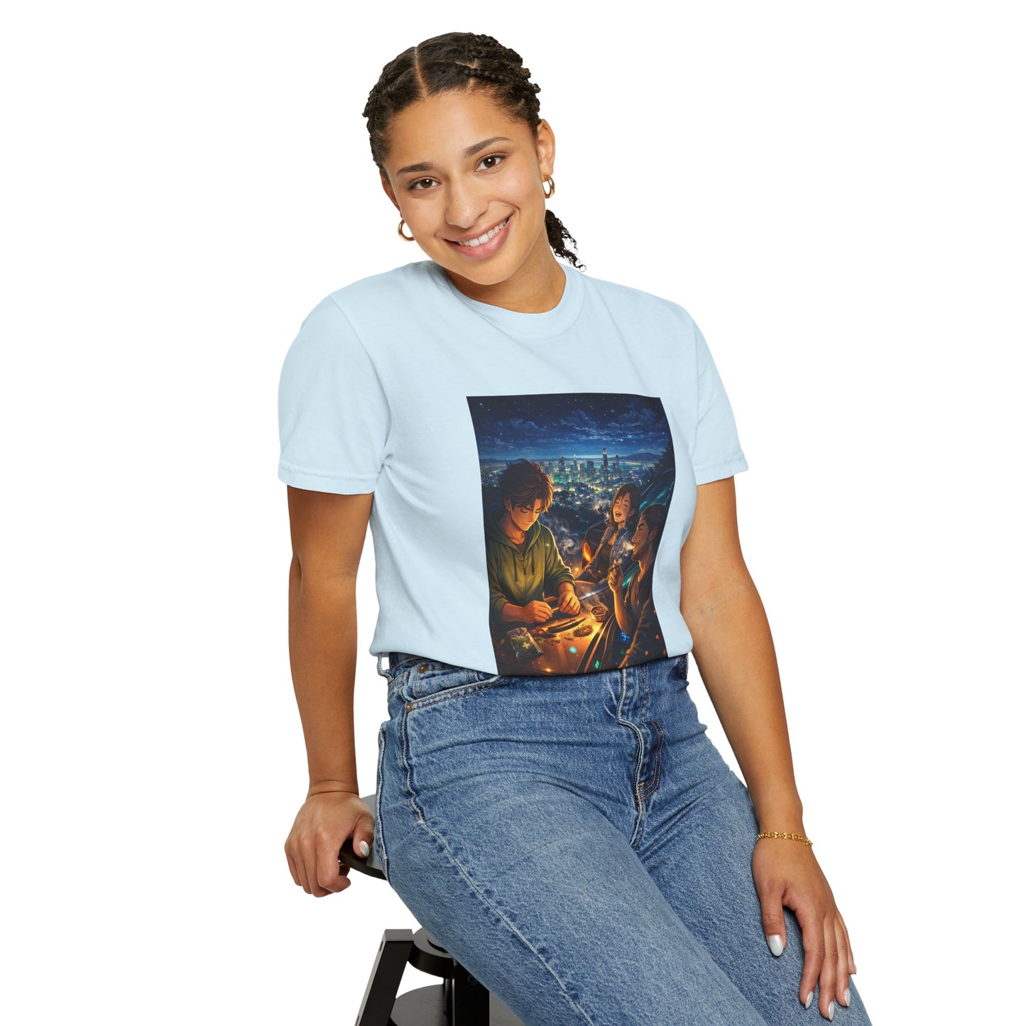 ROAD TRIP SMOKE SESSION-Unisex Garment-Dyed T-shirt