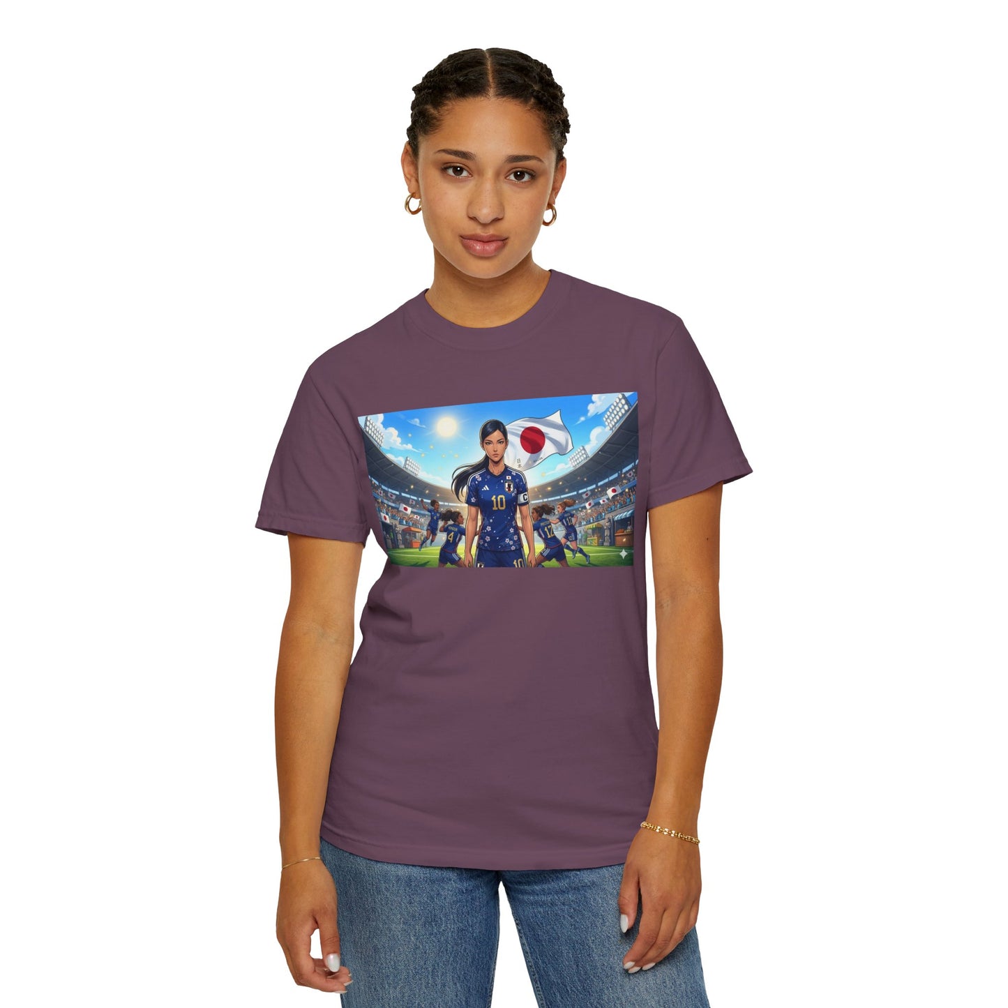 Soccer Player Japan T-Shirt — Japan Flag Soccer Fan Tee