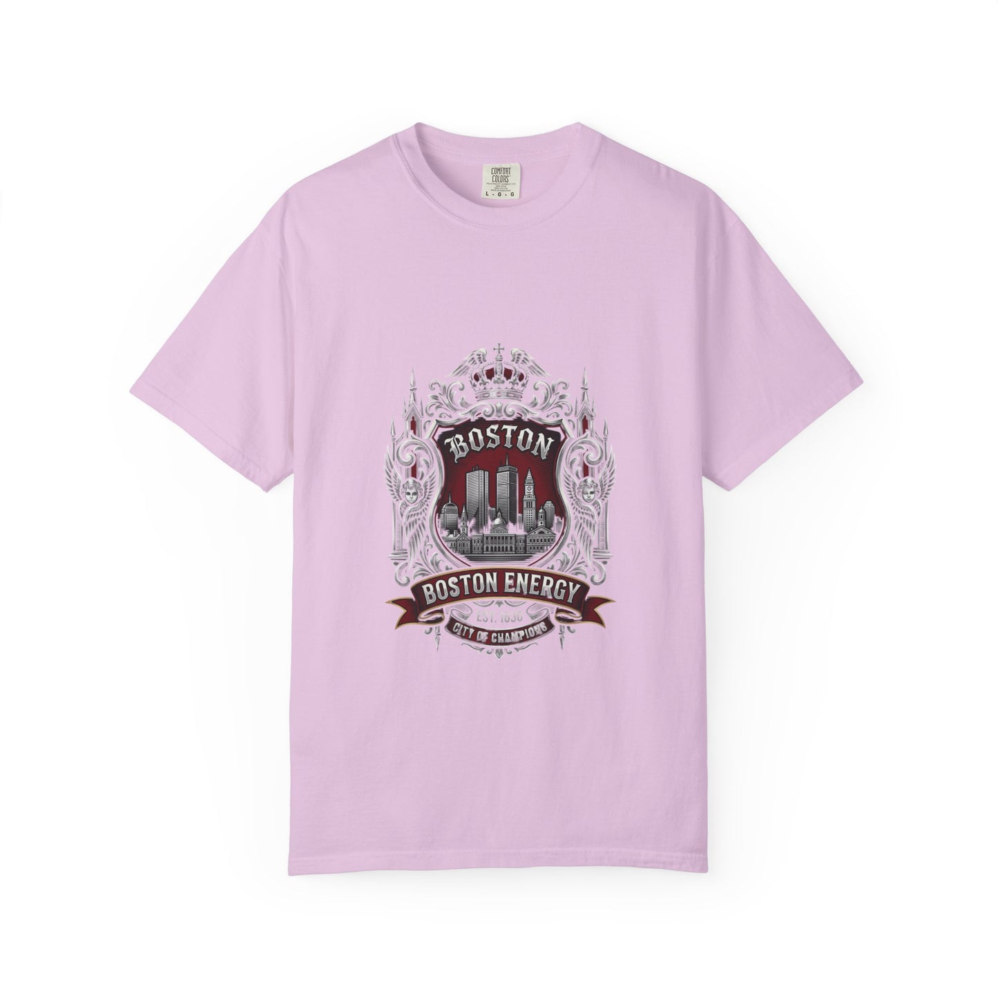Boston Energy Vintage Crest T-Shirt — Retro City Skyline Tee