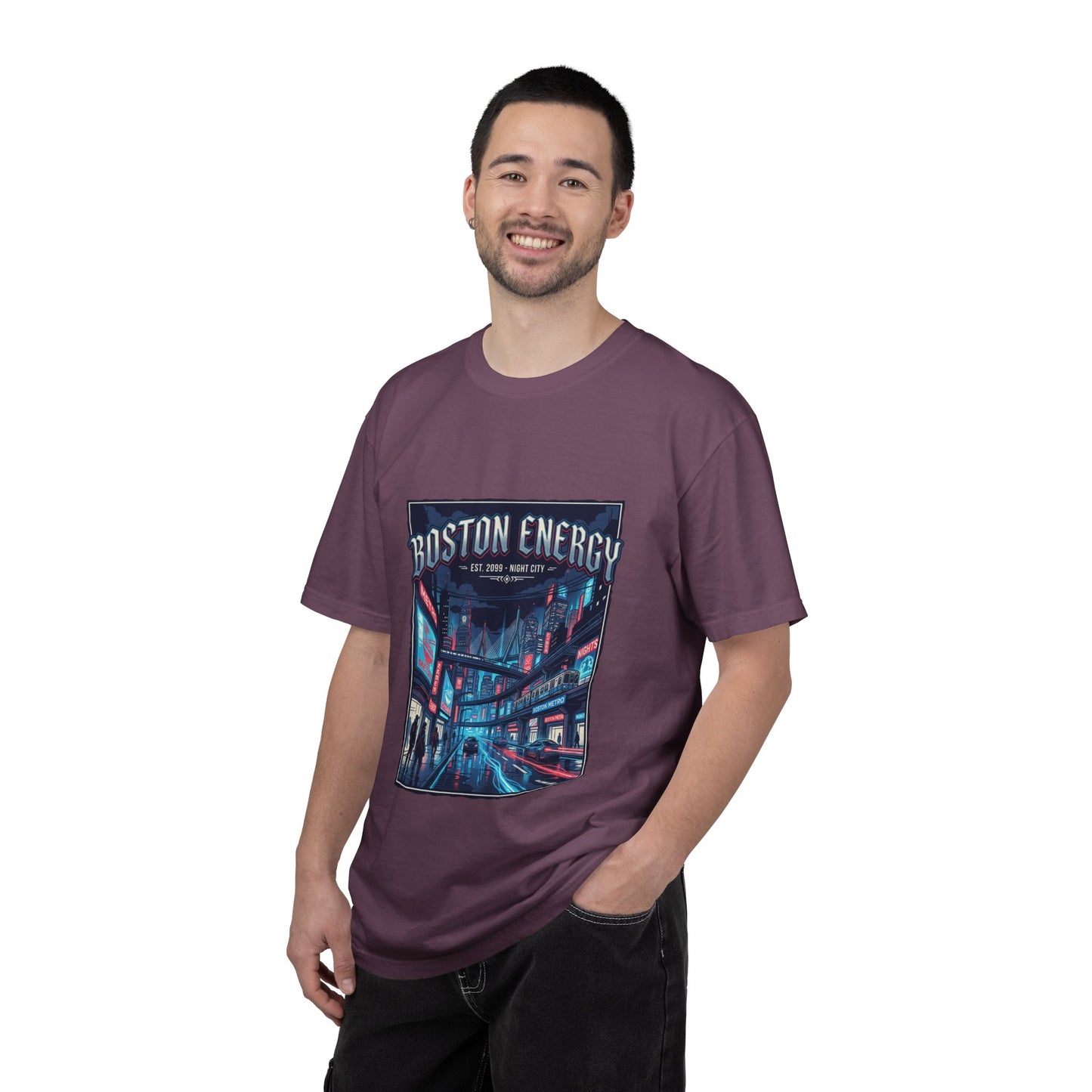 Boston Energy Graphic T-Shirt — Neon City Streetwear