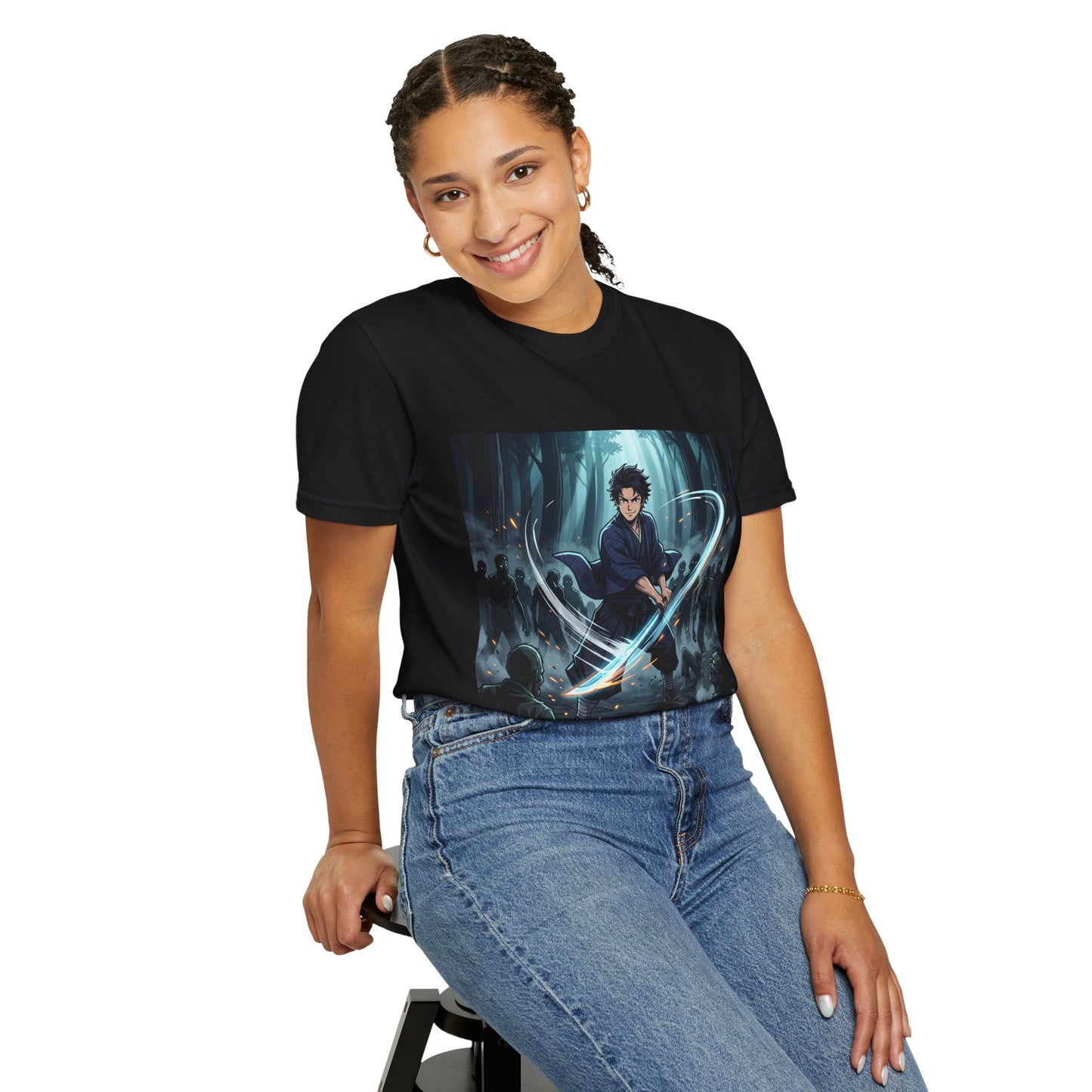 Mage Battlemage T‑Shirt — Fantasy Wizard Magic Sword Illustration Tee