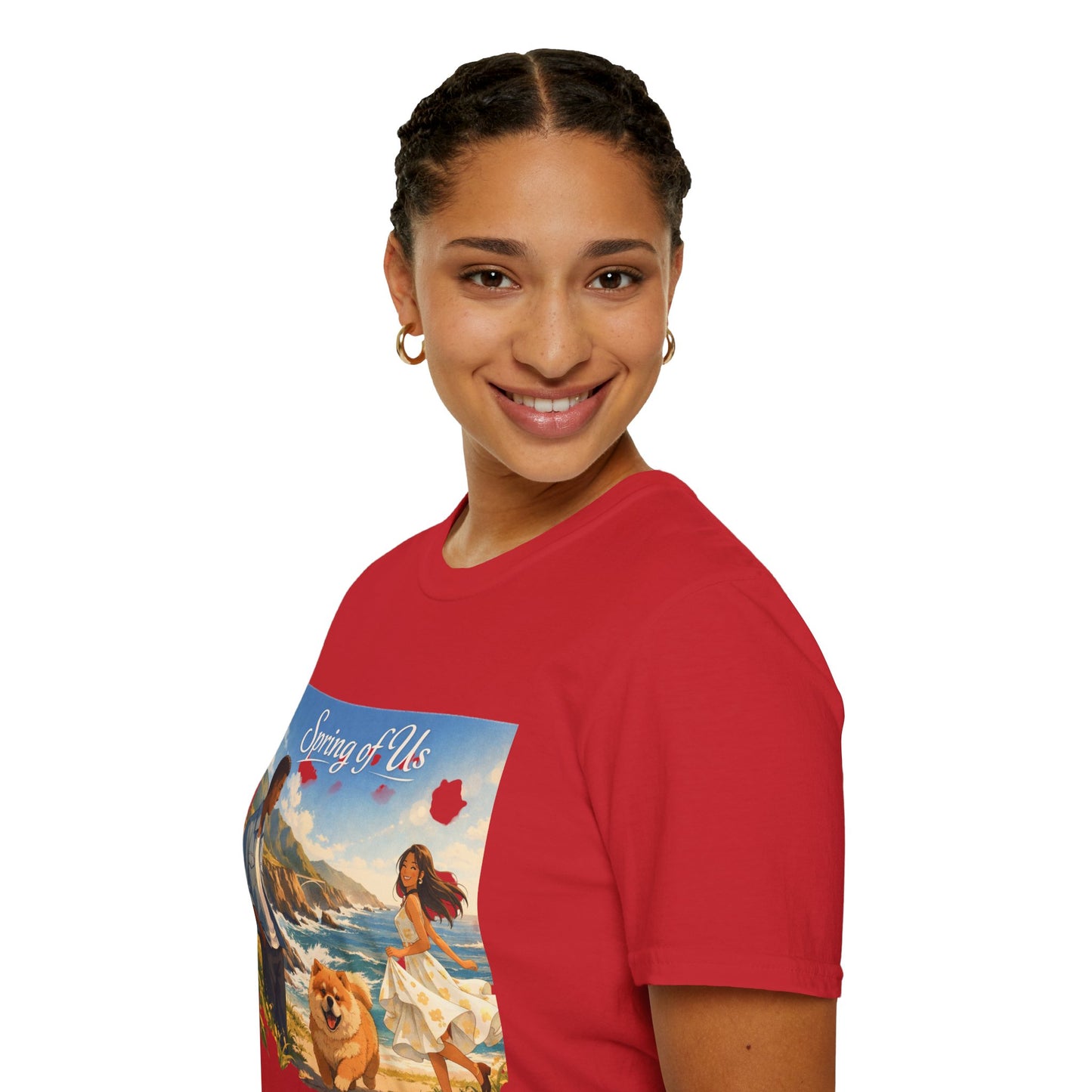 Spring of Us T-Shirt — Romantic Coastal Illustration Tee