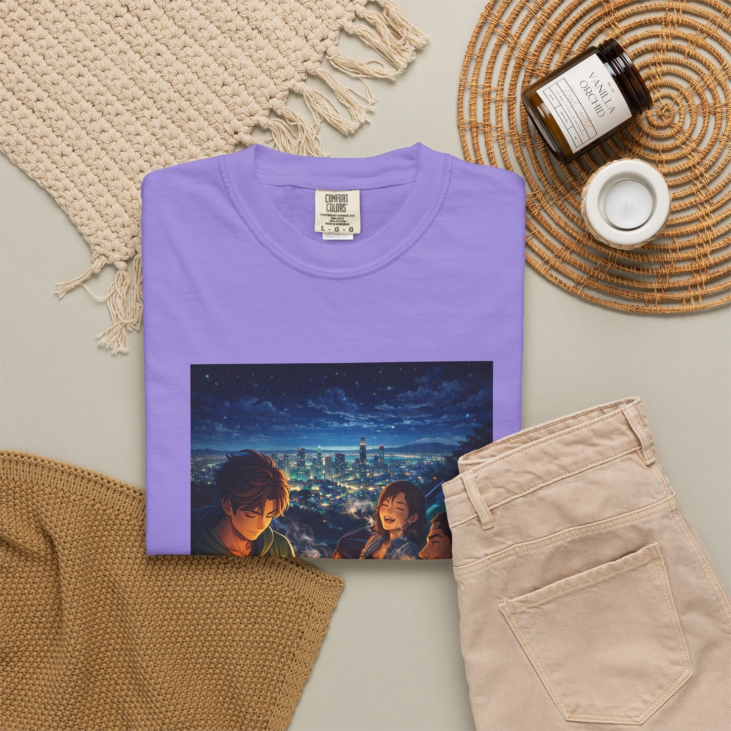ROAD TRIP SMOKE SESSION-Unisex Garment-Dyed T-shirt