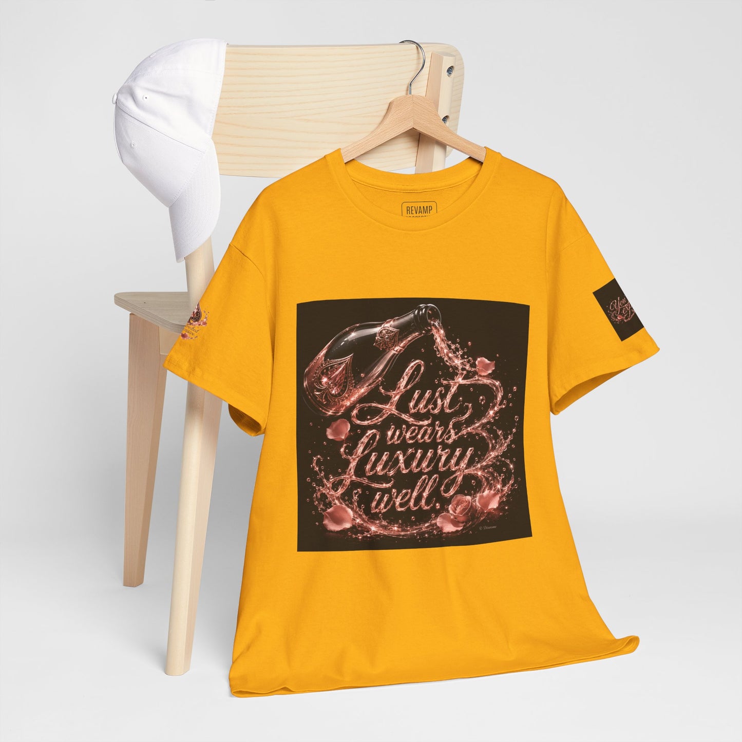 Lust Treats Luxury Well T-Shirt – Vintage Script Graphic Tee