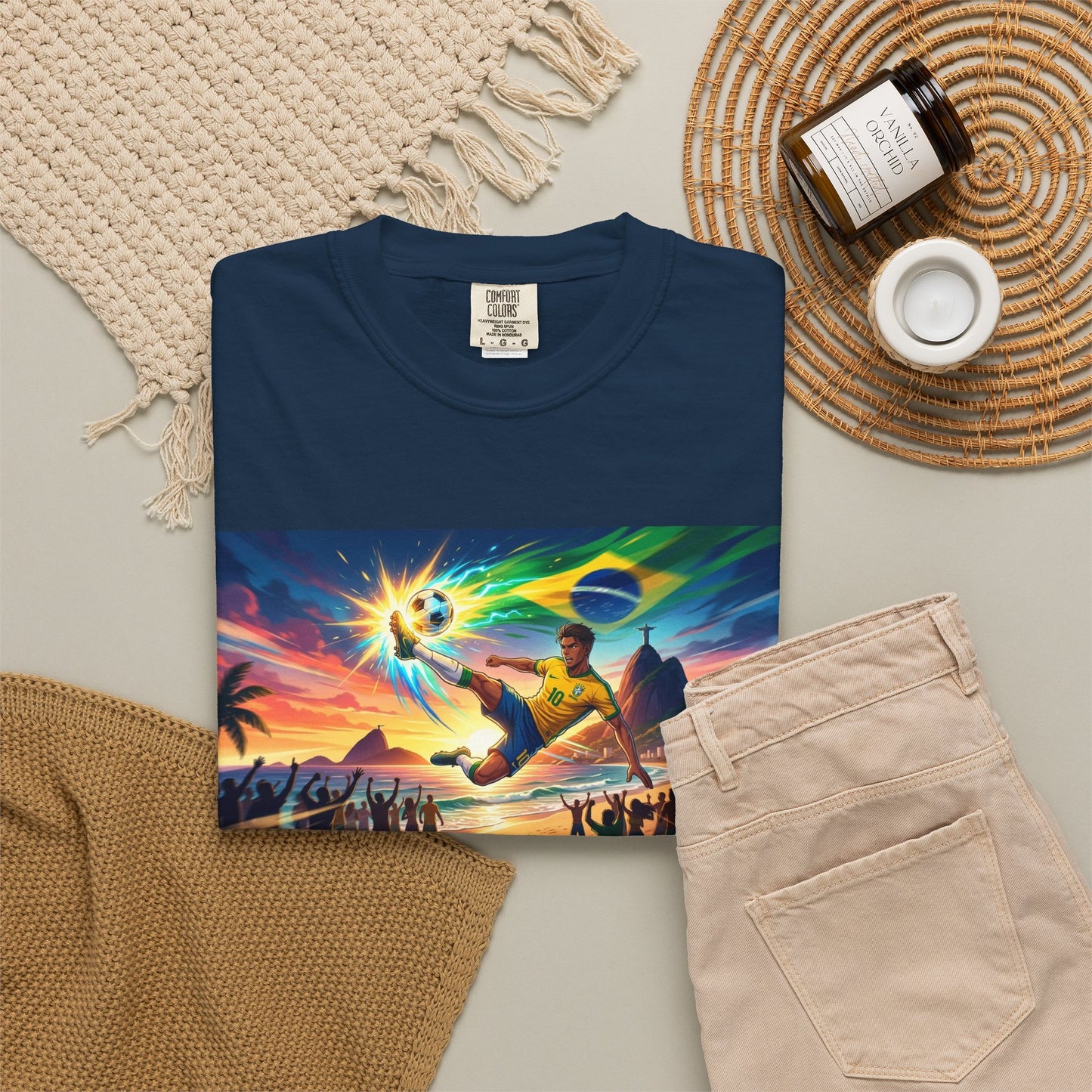 Brazil — Energy + Football Graphic T-Shirt