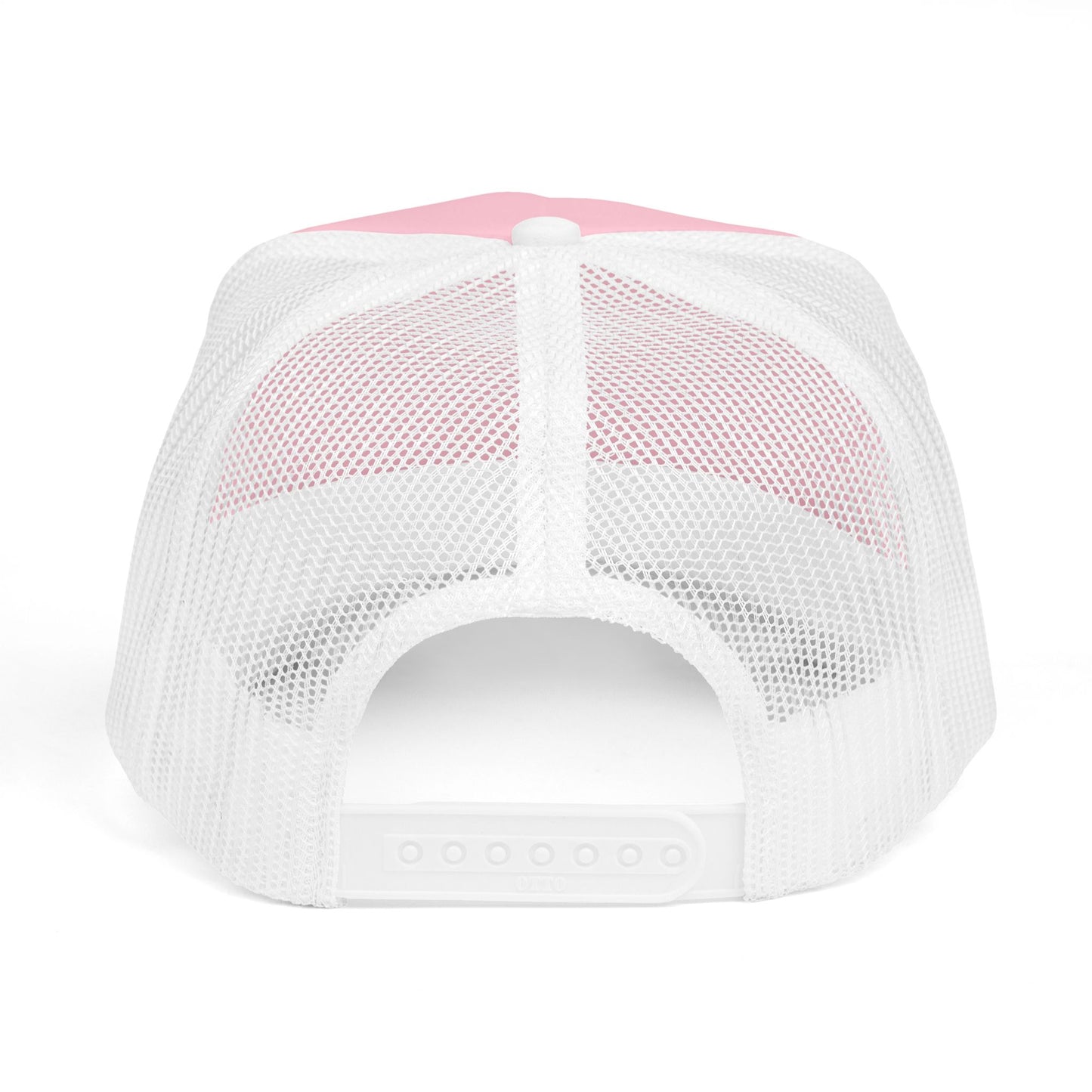 After Hours Foam Trucker Hat – Retro Gothic Embroidered Patch Cap