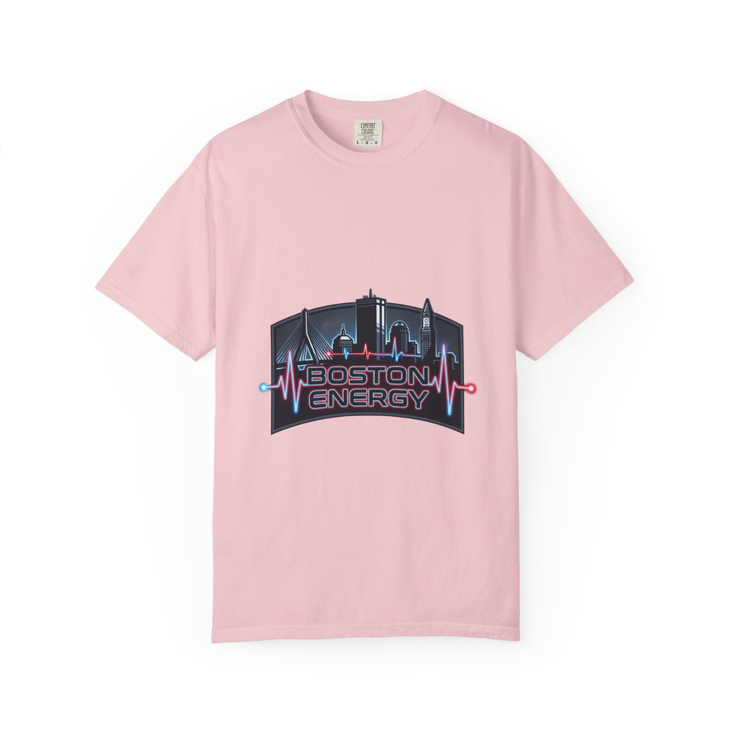 Boston Energy T-Shirt — City Skyline Neon Tee
