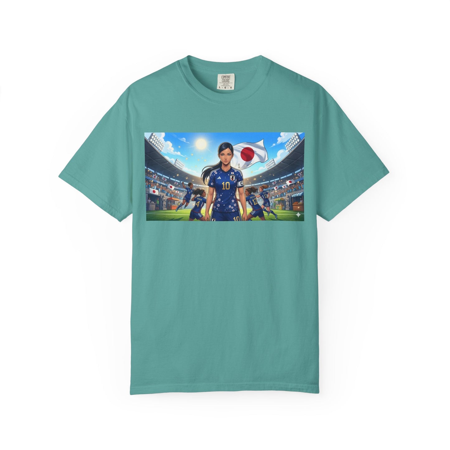 Soccer Player Japan T-Shirt — Japan Flag Soccer Fan Tee