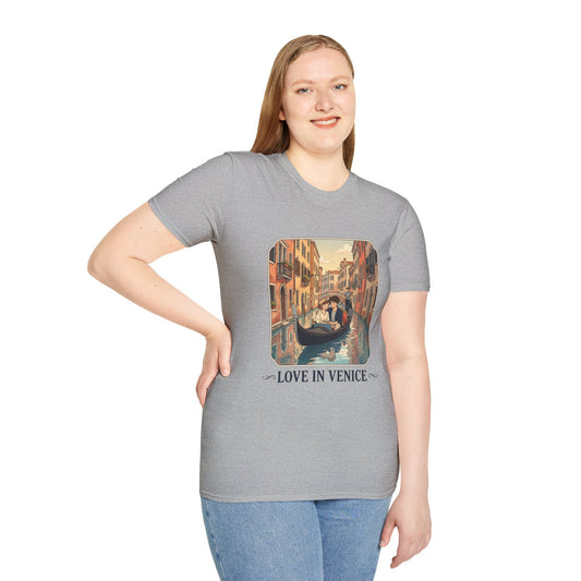 T-Shirt — Love in Venice Gondola Romantic Travel Tee
