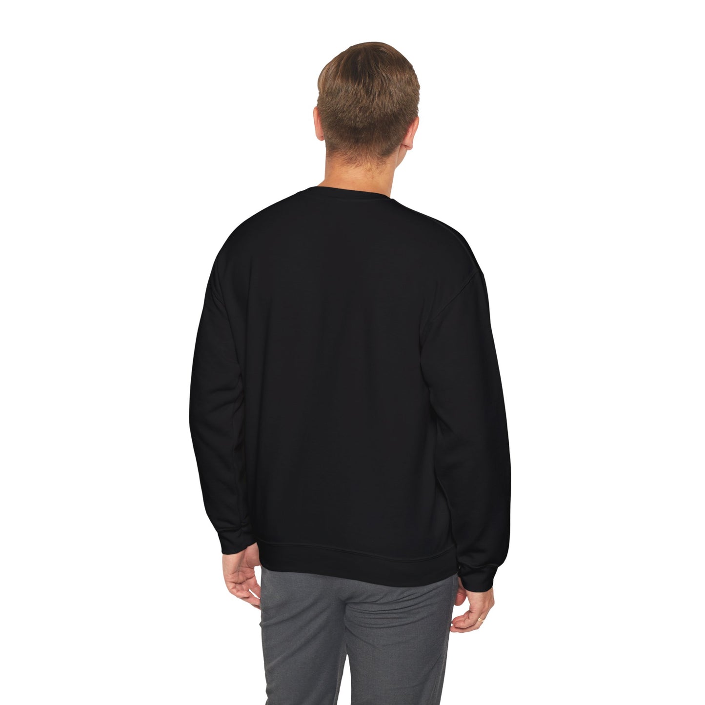 Crewneck Sweatshirt — Franconia Notch Winter Couple Scenic Graphic