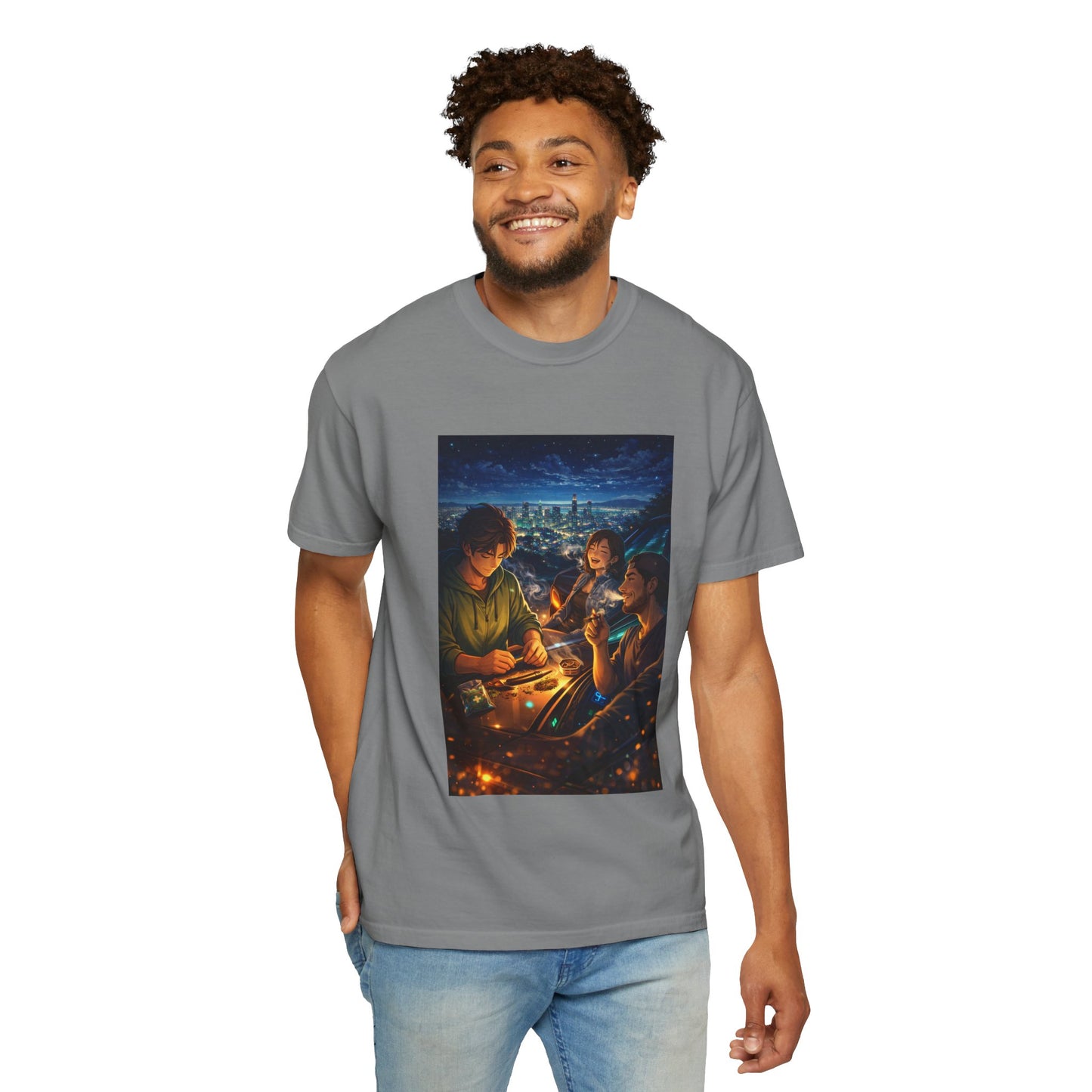 ROAD TRIP SMOKE SESSION-Unisex Garment-Dyed T-shirt