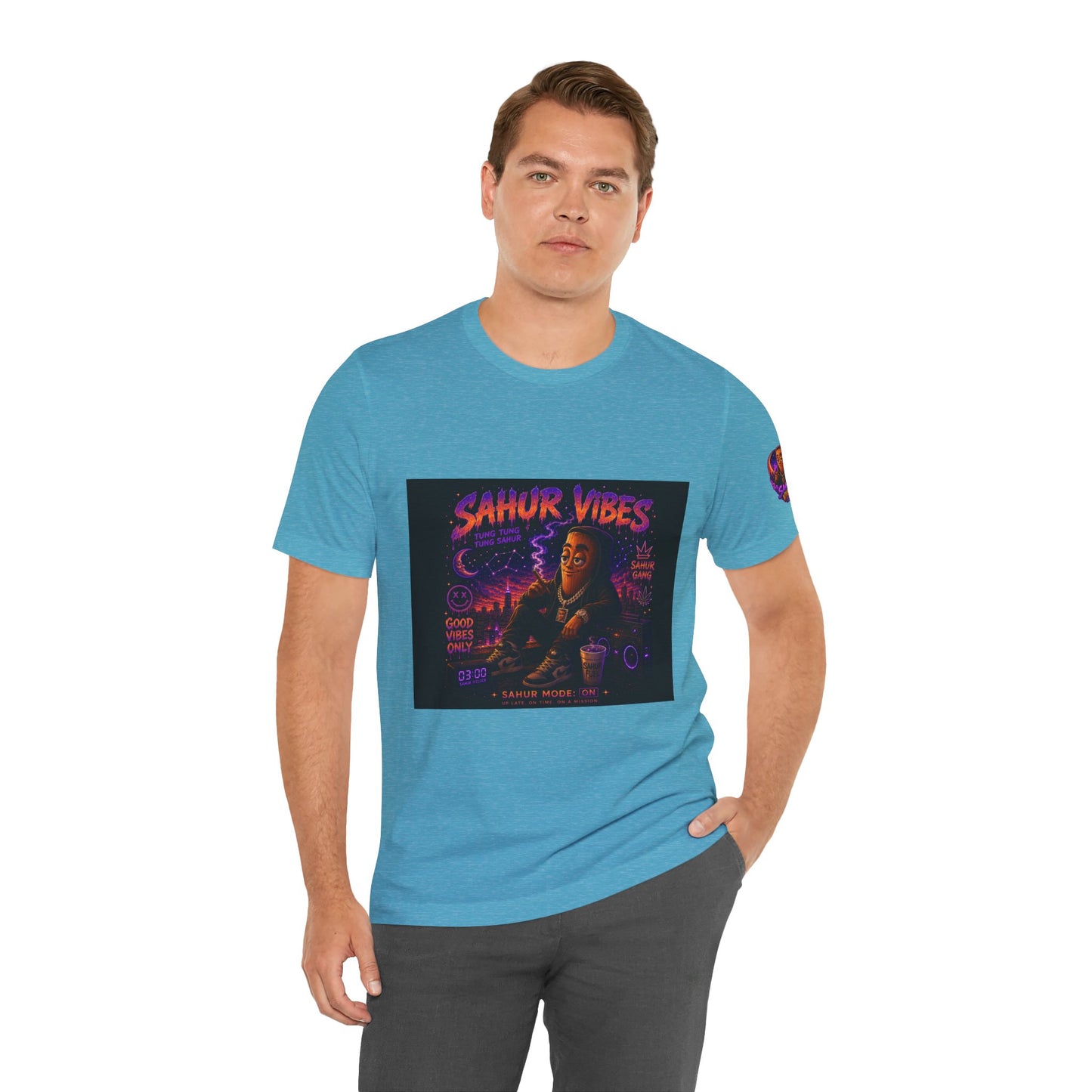 Tung Tung Tung Sahur SOLO Night Smoke DOLO Tee — Urban Chill Cartoon Design