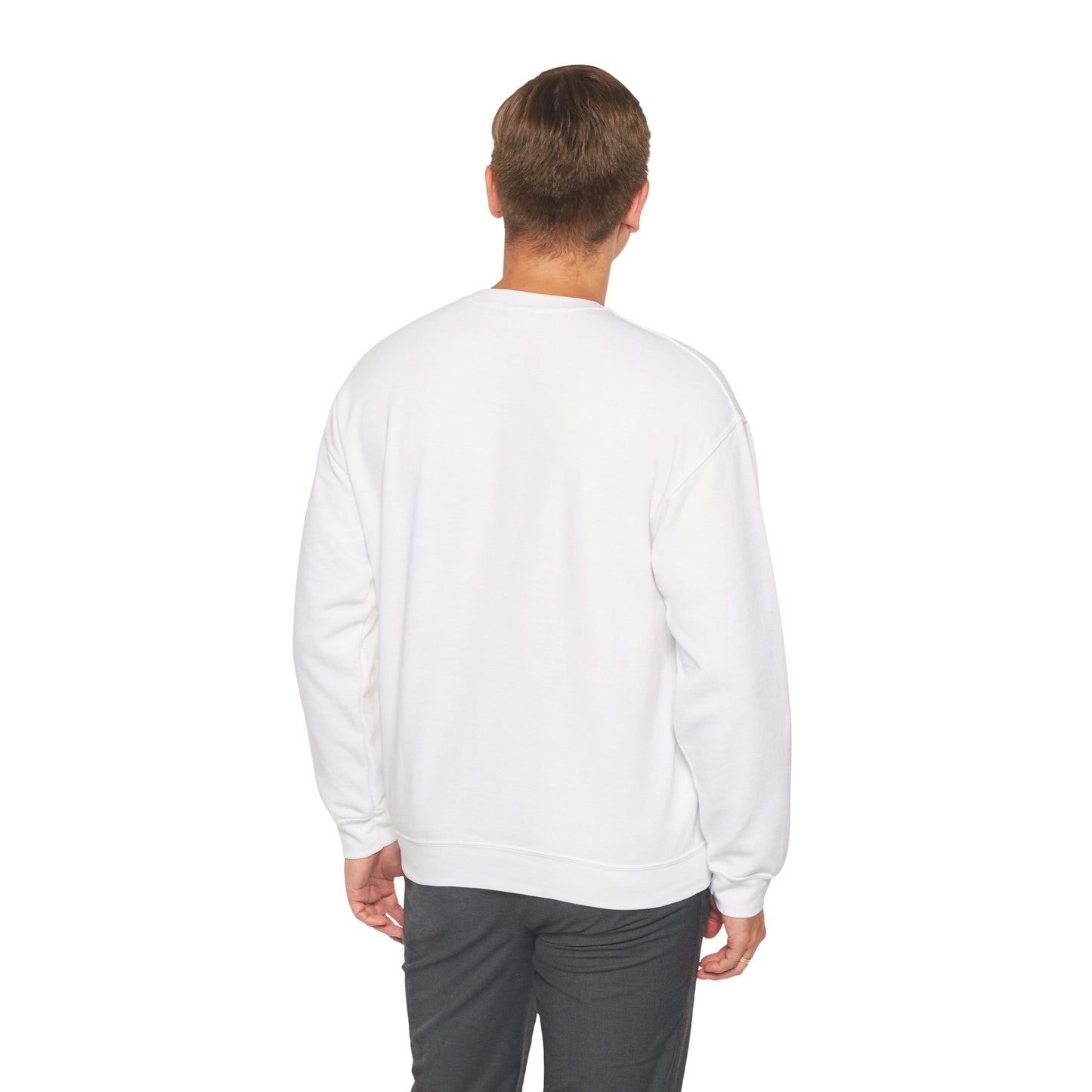 Crewneck Sweatshirt — Franconia Notch Winter Couple Scenic Graphic