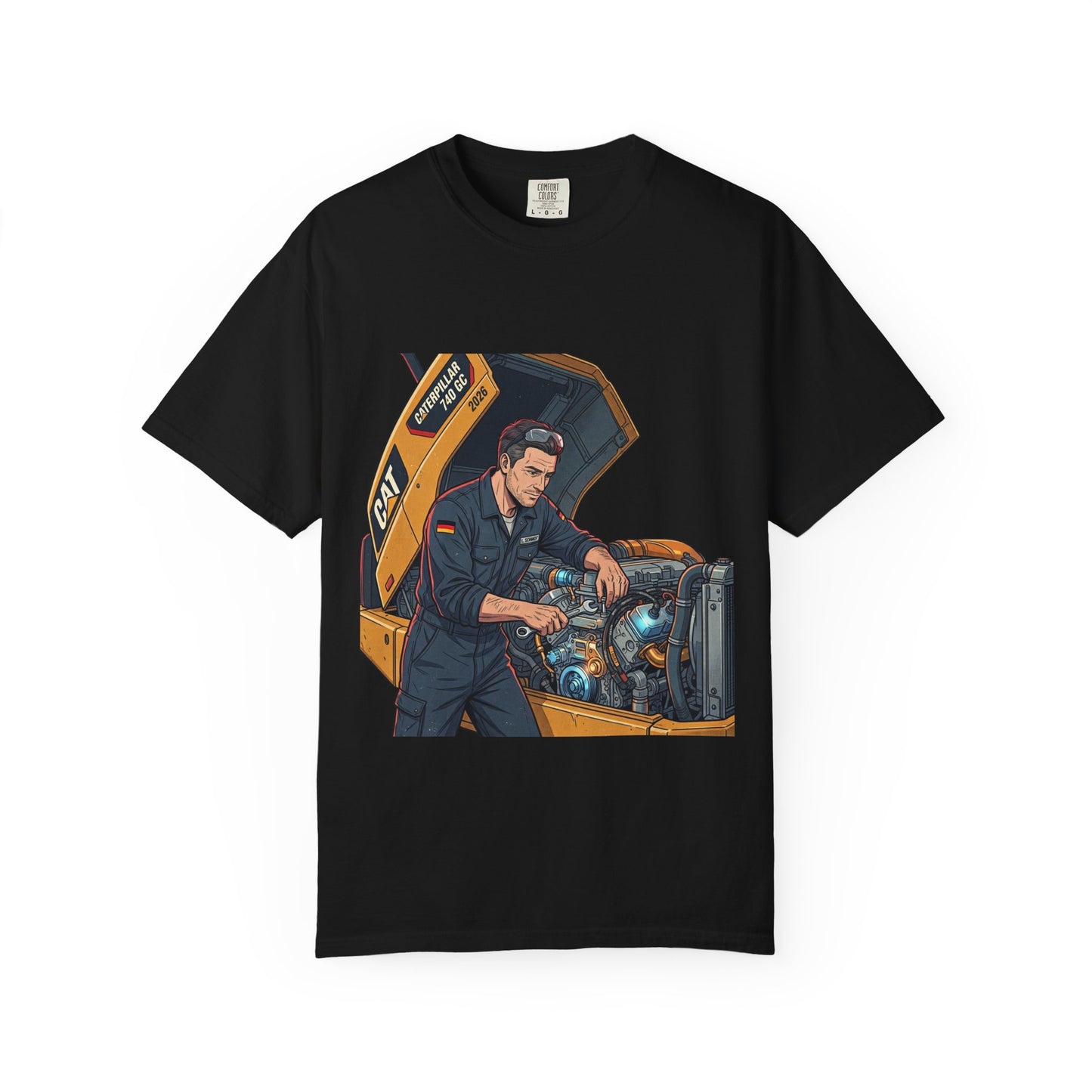 Mechanic Garage T-Shirt — Vintage Auto Technician Illustration