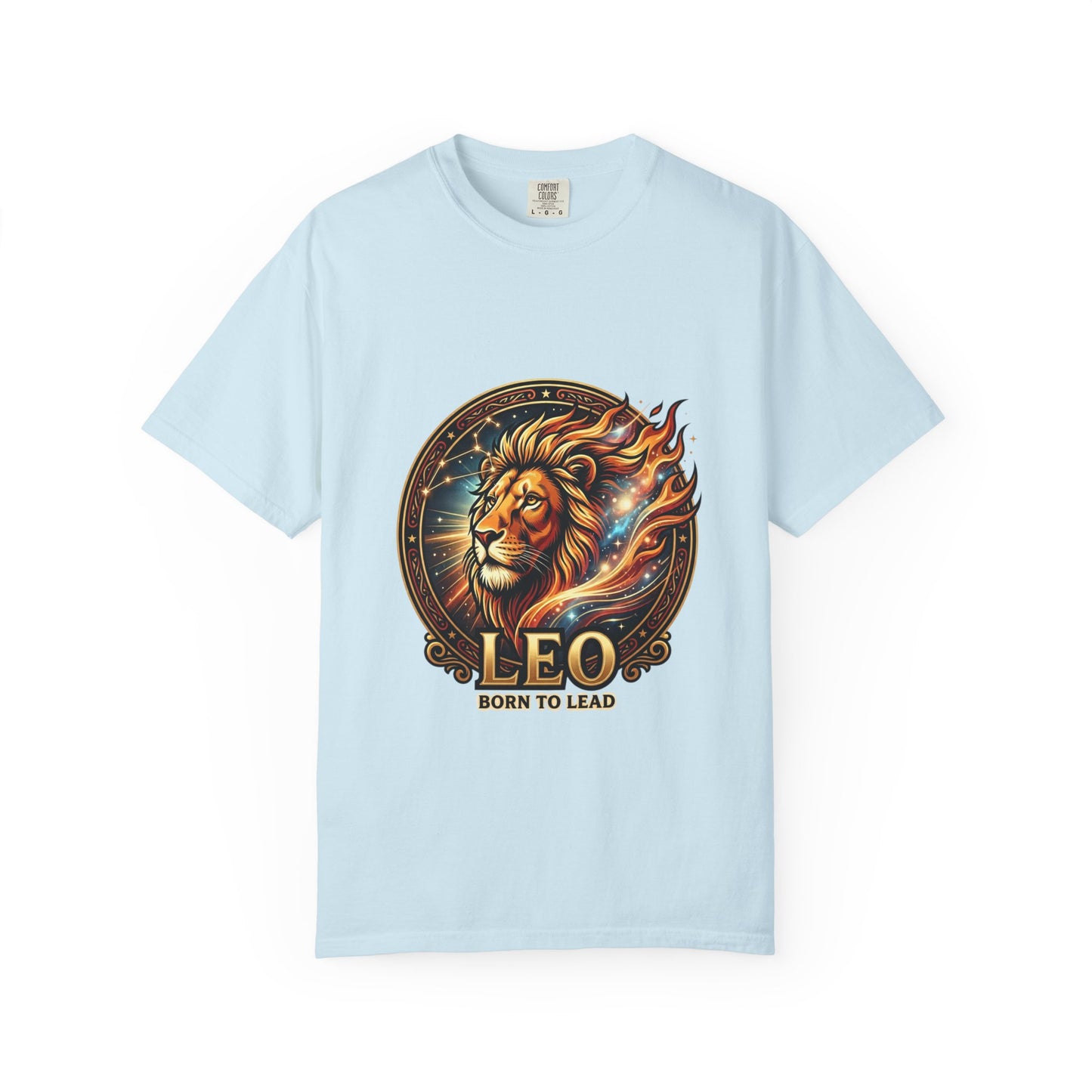 Leo 'Born to Lead' T-Shirt — Bold Zodiac Lion Graphic Tee