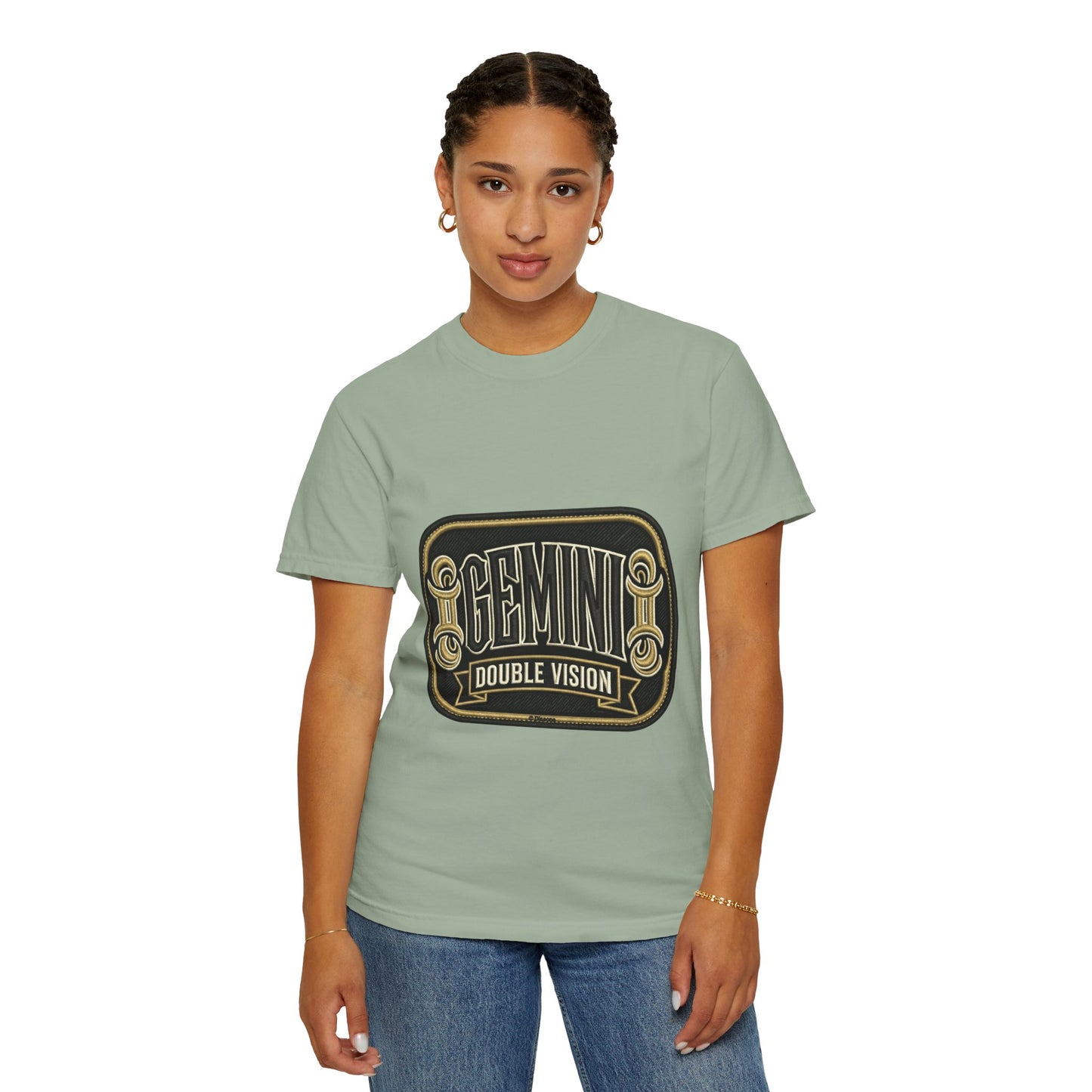 Gemini Double Vision T-Shirt — Zodiac Twin Graphic Tee