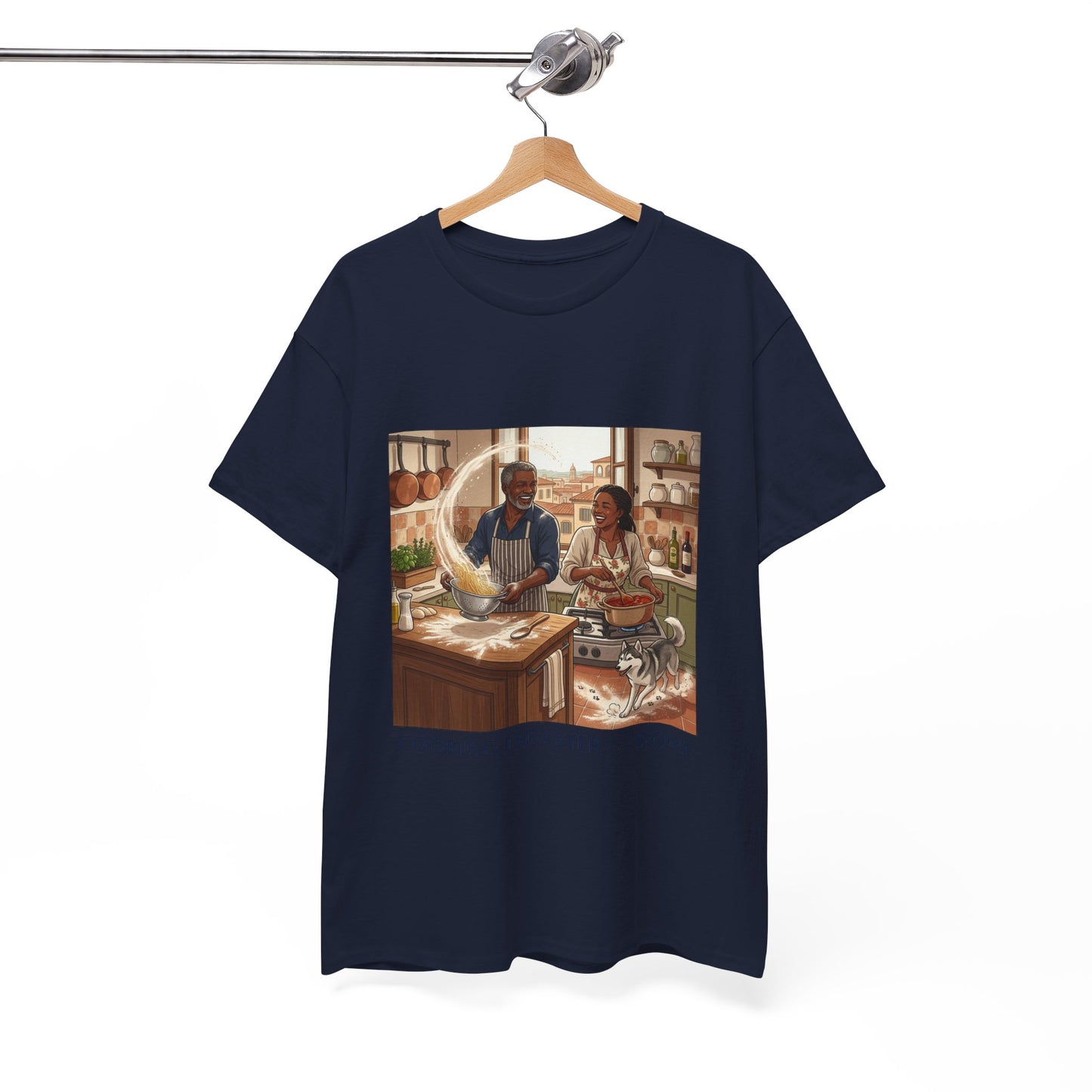 T-Shirt — 'Cooking Disaster — Rome' Illustrated Cooking Tee