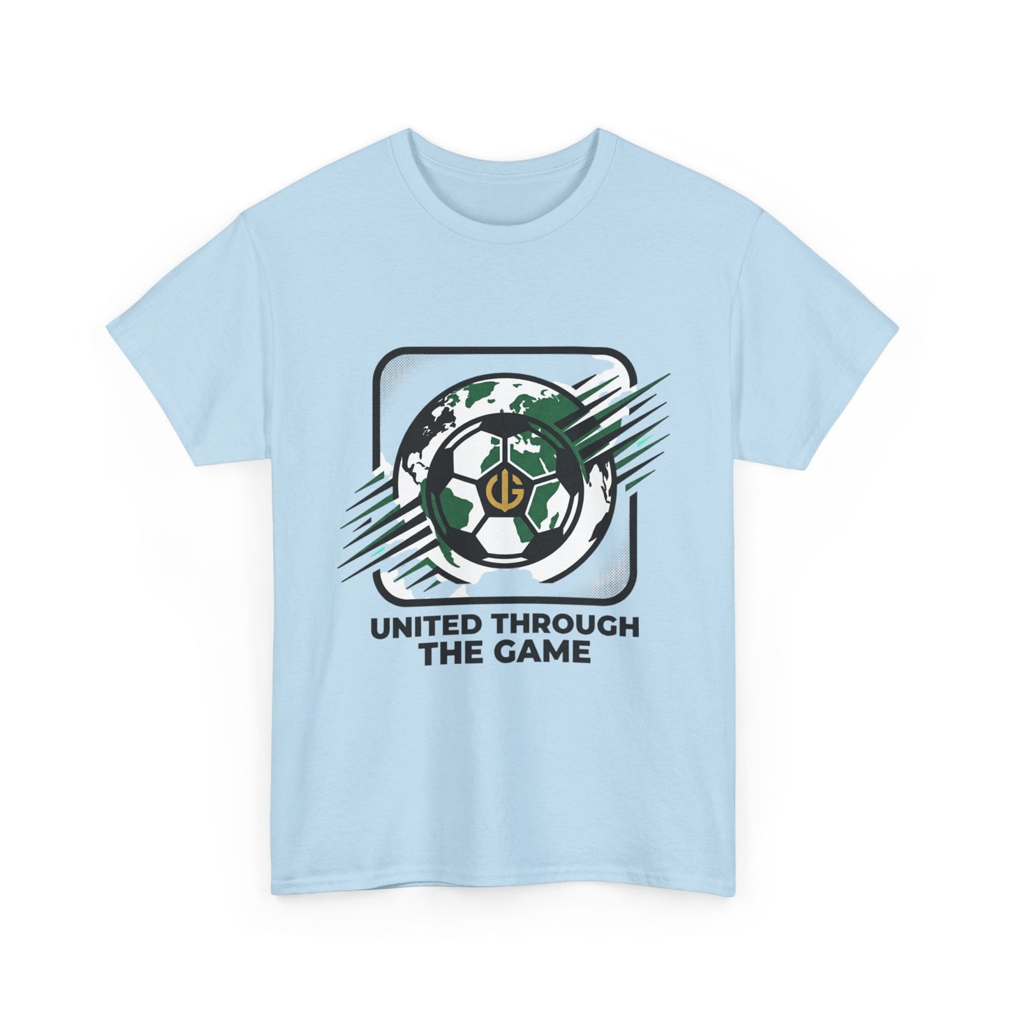 Soccer T-Shirt — "United Through the Game" Graphic Tee