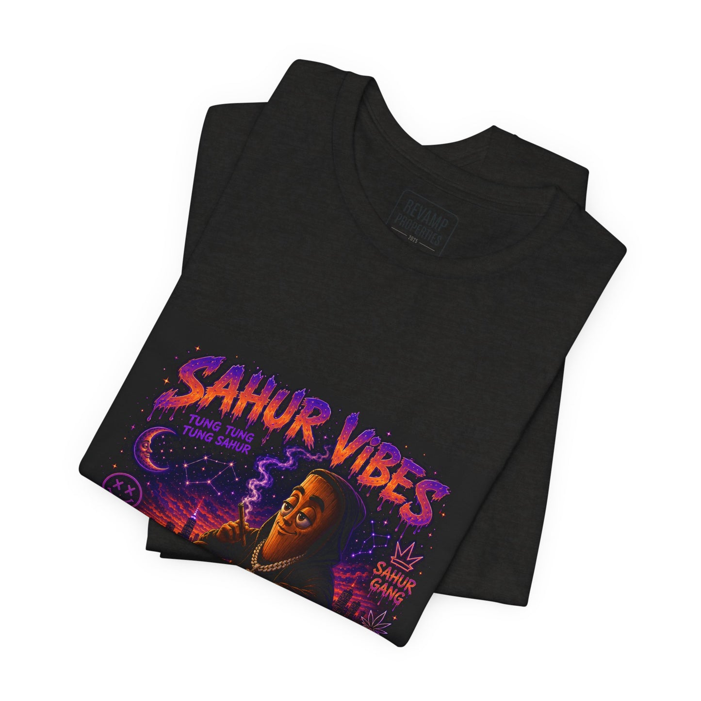 Tung Tung Tung Sahur SOLO Night Smoke DOLO Tee — Urban Chill Cartoon Design