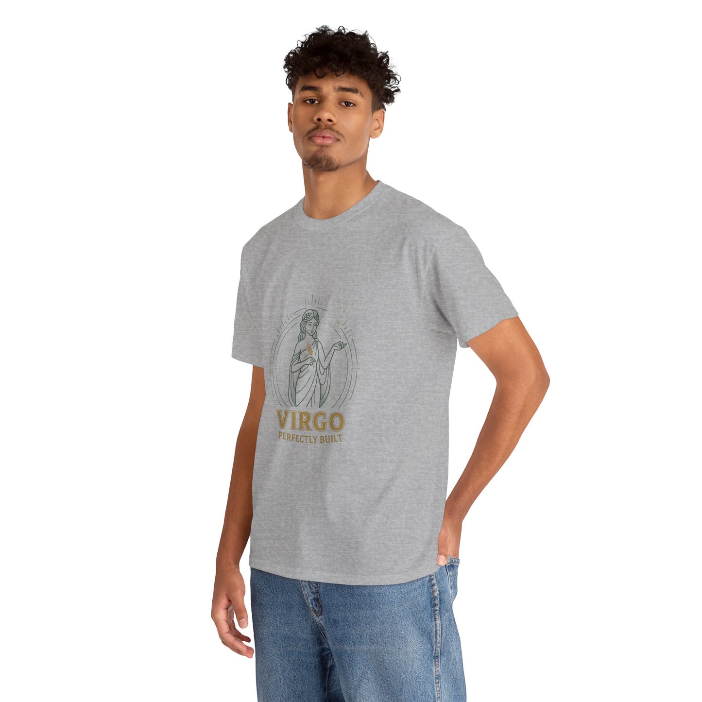 Virgo 'Perfectly Built' Zodiac T-Shirt — Astrology Graphic Tee