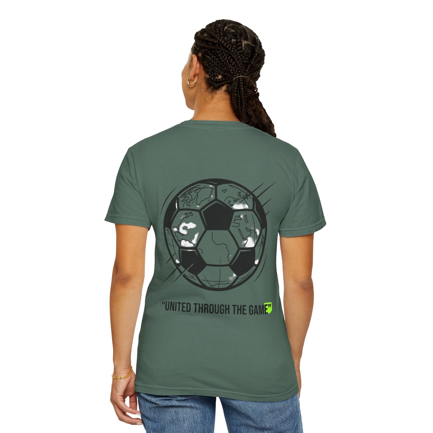 Soccer Unity T-Shirt — "United Through the Game" Graphic Tee