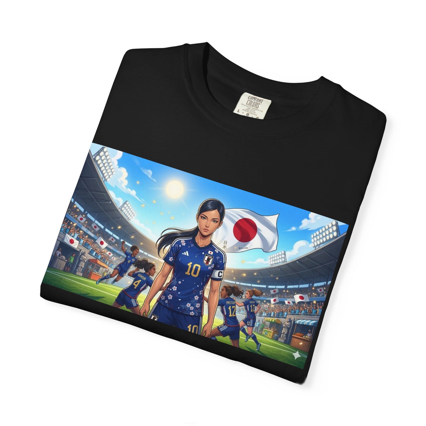 Soccer Player Japan T-Shirt — Japan Flag Soccer Fan Tee