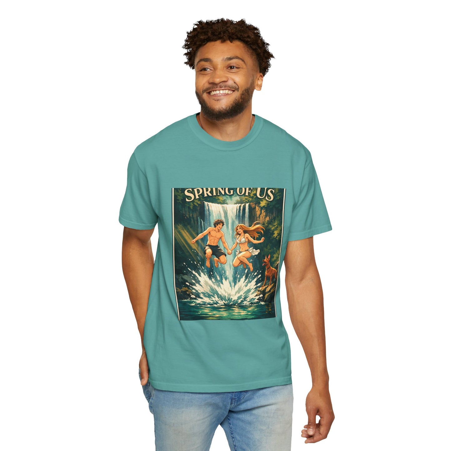 Vintage 'Spring of Us' Waterfall Graphic T-Shirt