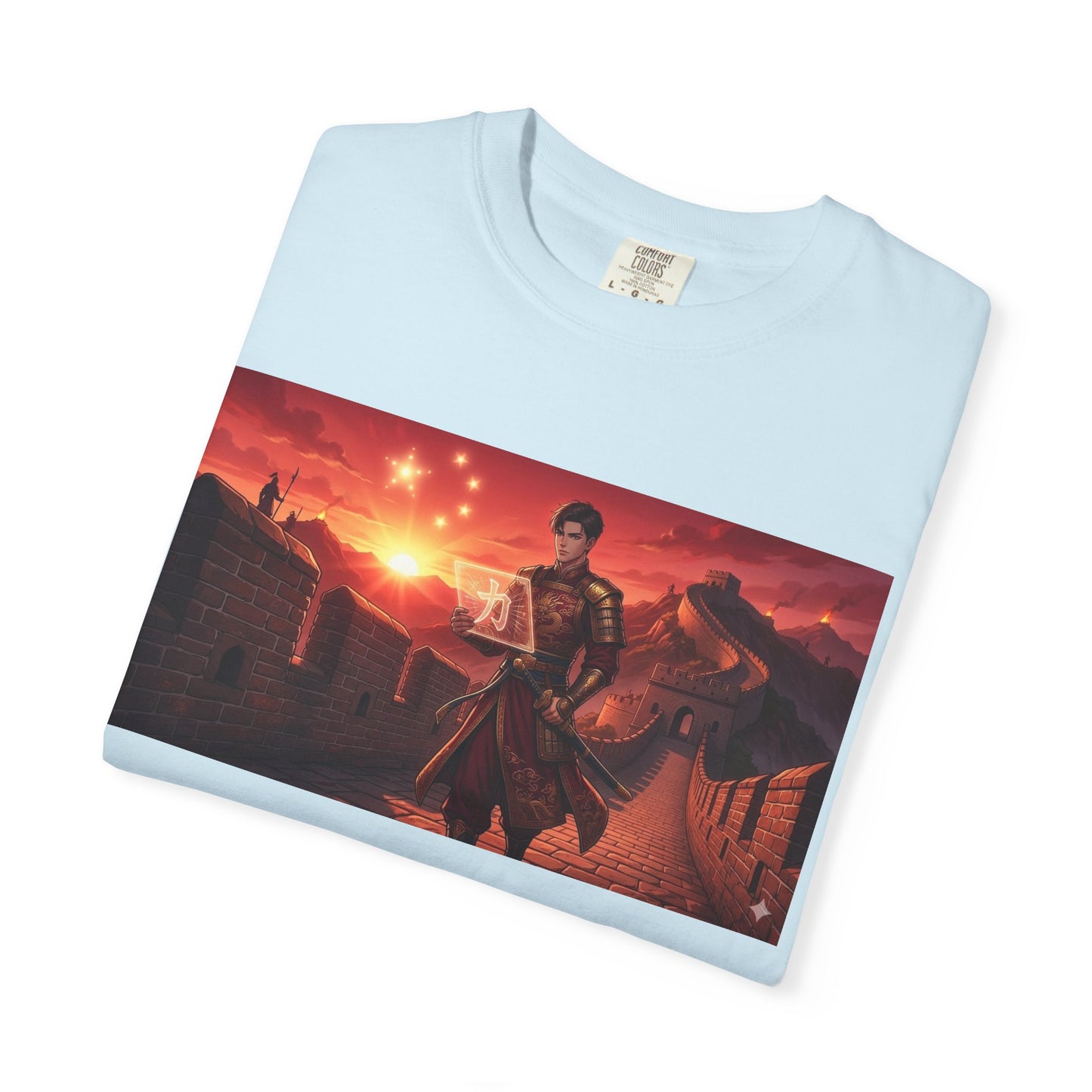 Scout Regiment Sunset T-Shirt — Anime Military Wall Scene