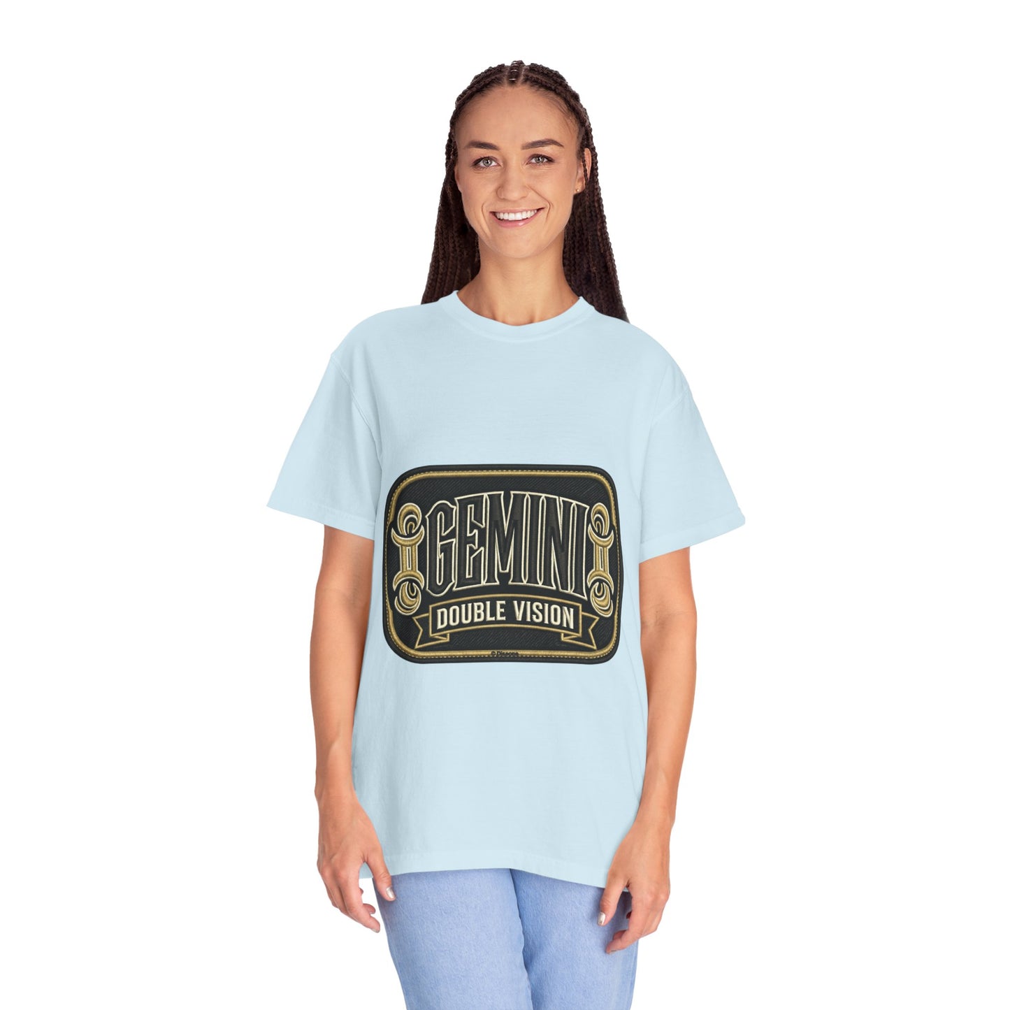 Gemini Double Vision T-Shirt — Zodiac Twin Graphic Tee