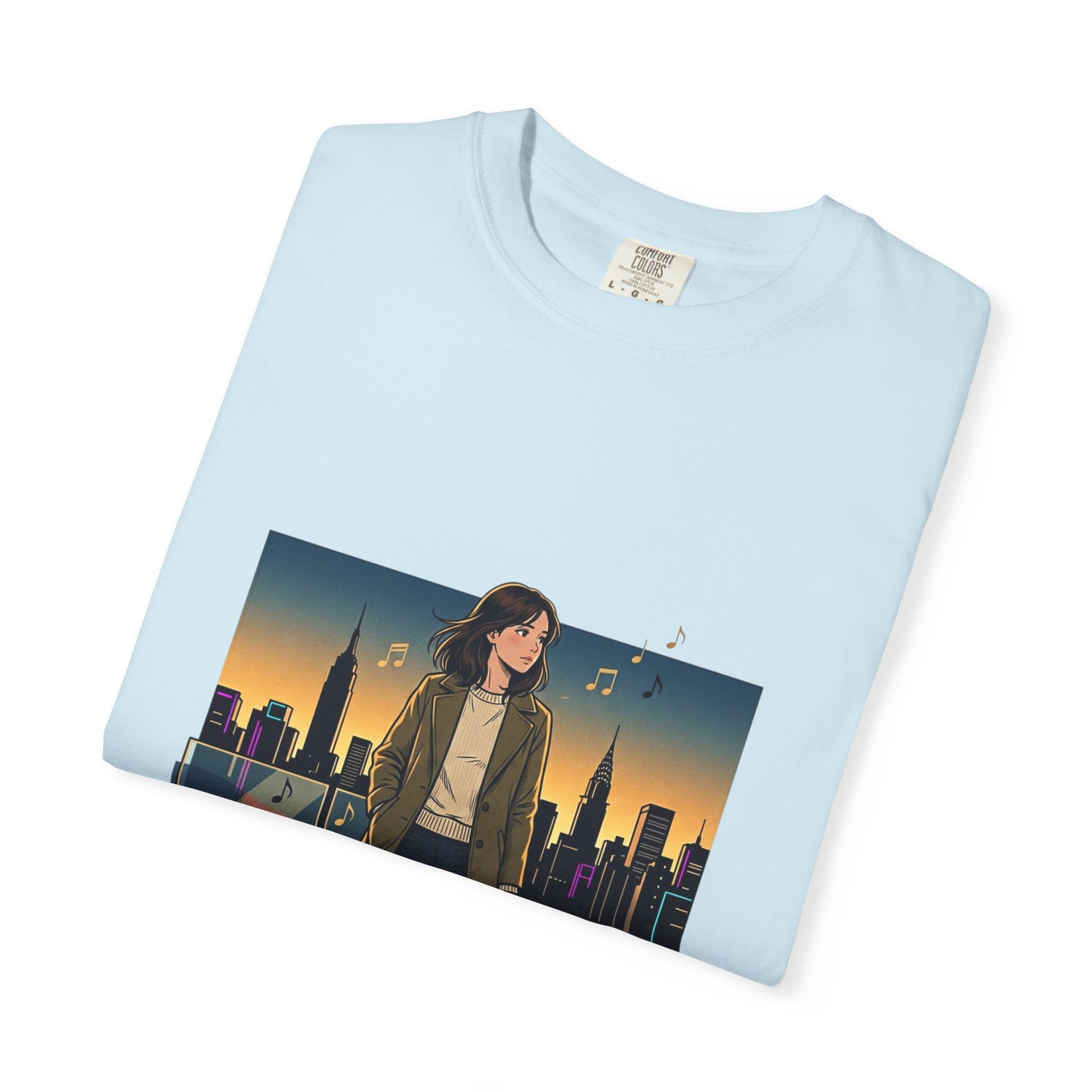 GLOBAL ENERGY: HER CITY, HER STORY— City Sunset Graphic T-Shirt
