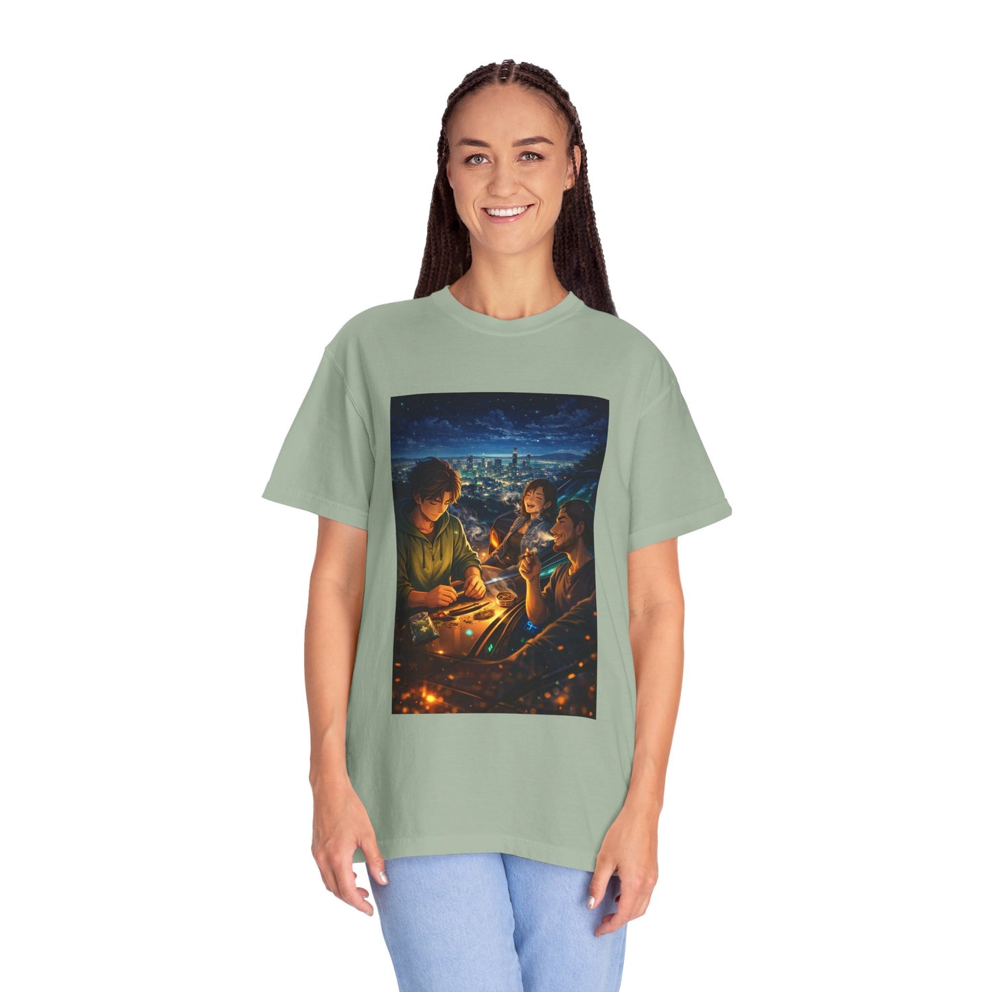 ROAD TRIP SMOKE SESSION-Unisex Garment-Dyed T-shirt