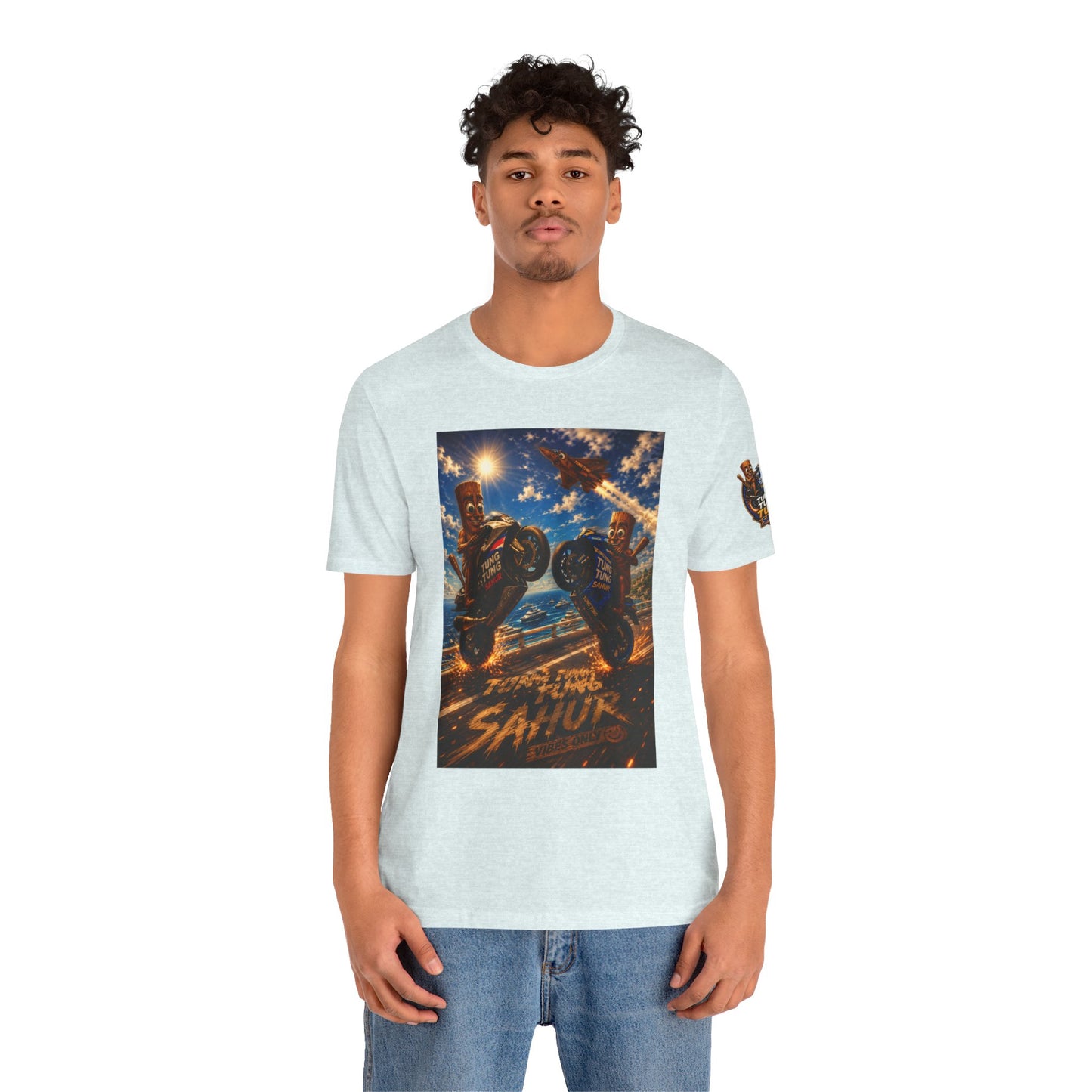 Motorcycle Stunt Tee — Sahara Riders Graphic T-Shirt