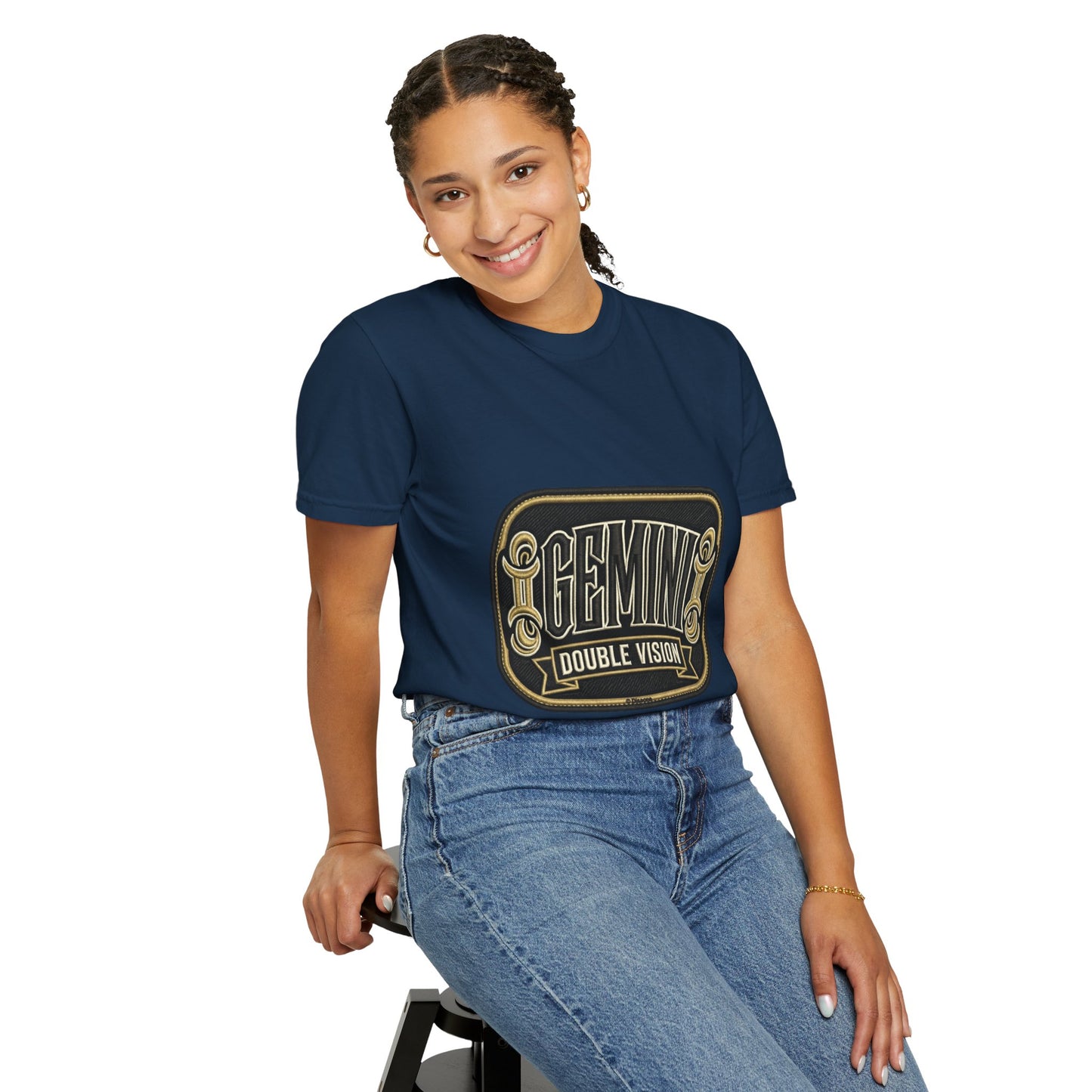 Gemini Double Vision T-Shirt — Zodiac Twin Graphic Tee