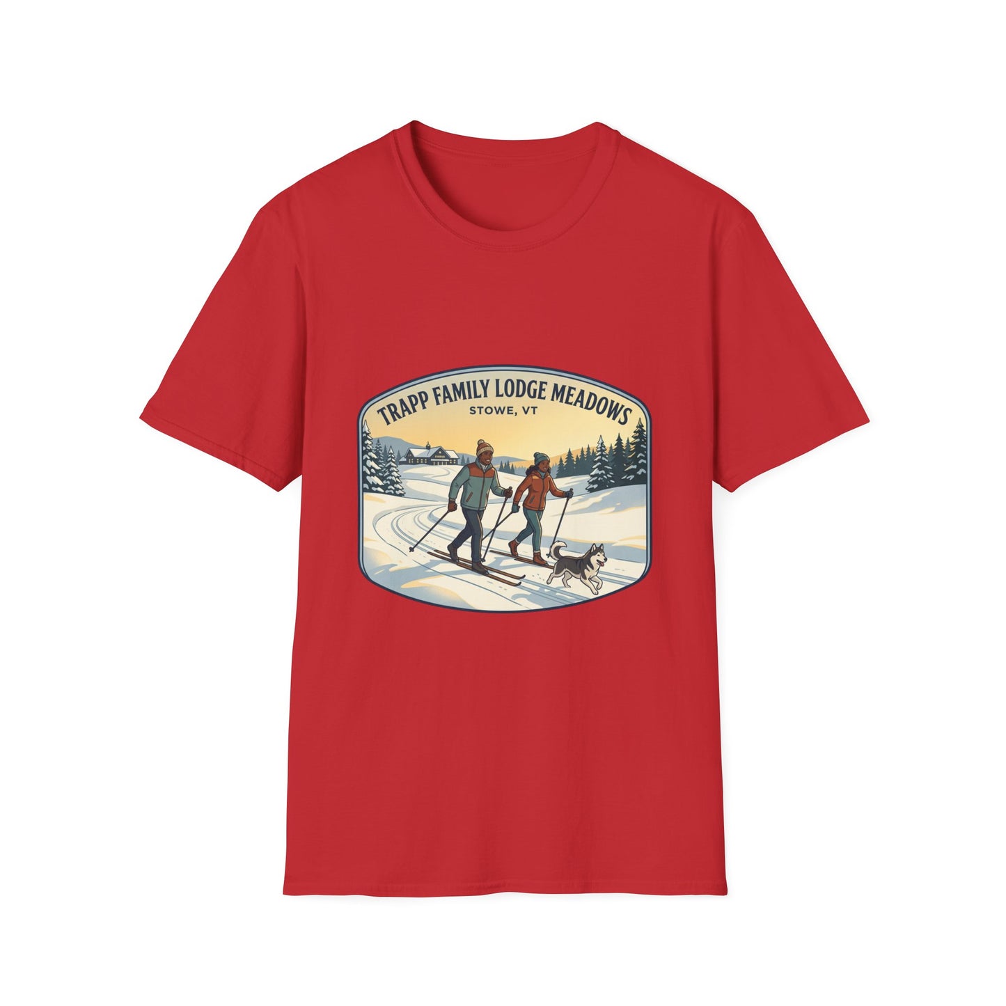 Trapp Family Lodge Meadows Skiing T-Shirt