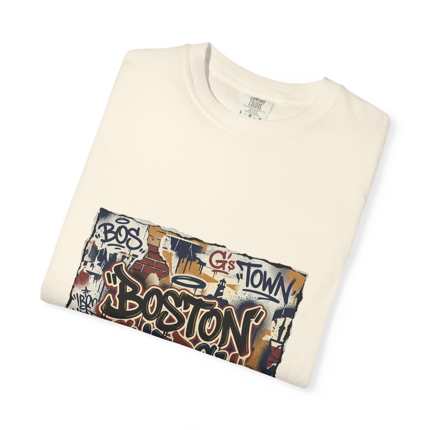 Boston Graffiti Tee — Urban Street Art T‑Shirt