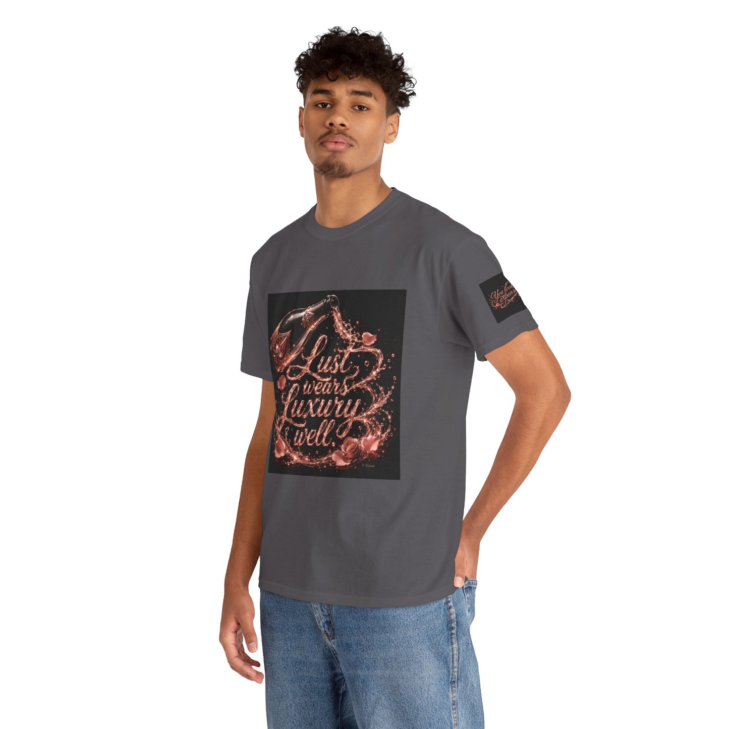 Lust Treats Luxury Well T-Shirt – Vintage Script Graphic Tee