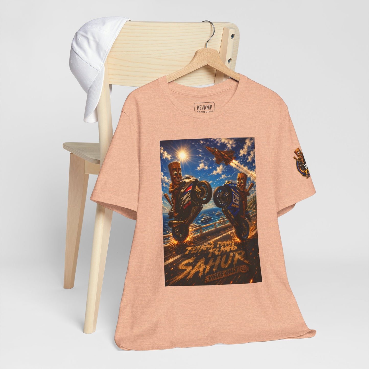 Motorcycle Stunt Tee — Sahara Riders Graphic T-Shirt