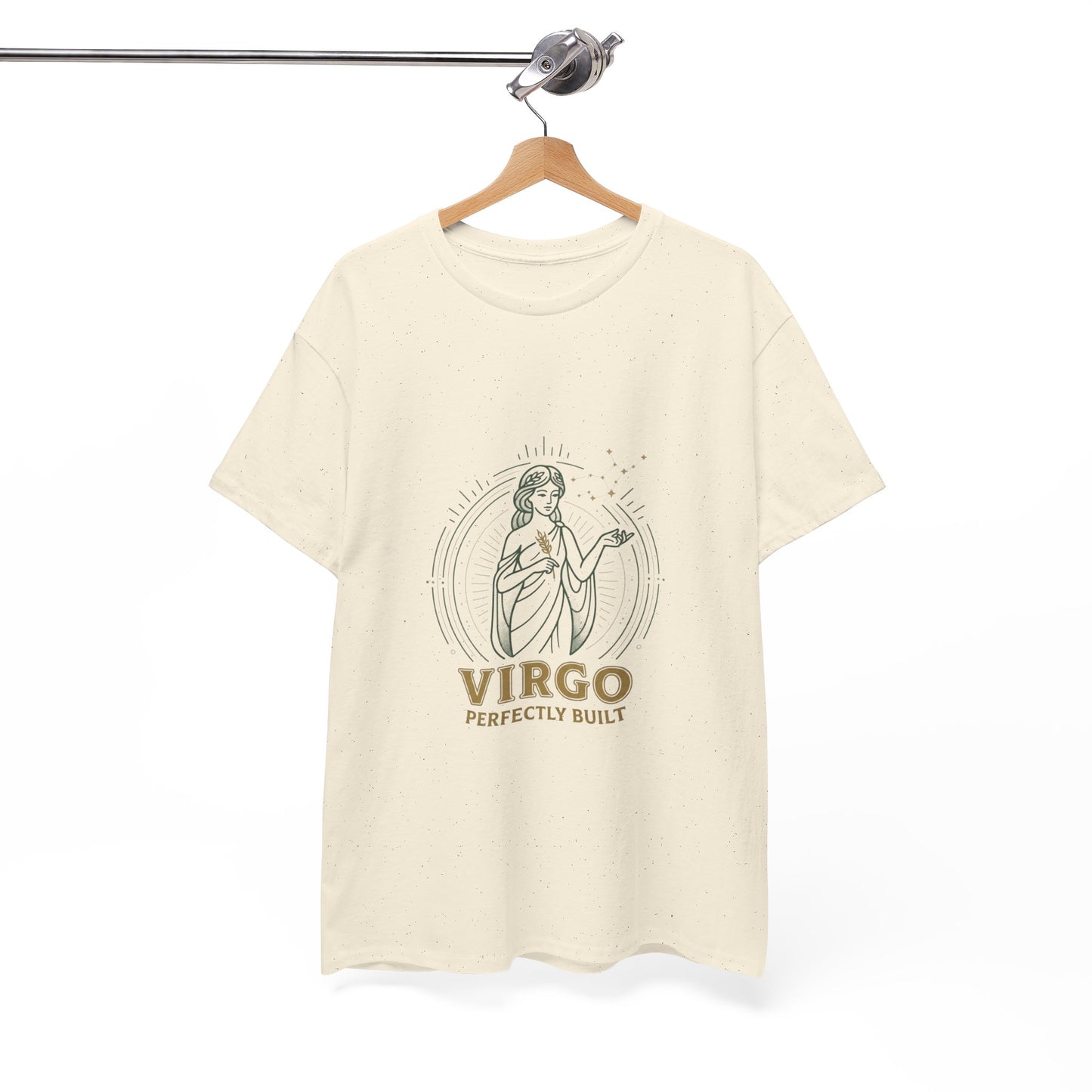 Virgo 'Perfectly Built' Zodiac T-Shirt — Astrology Graphic Tee