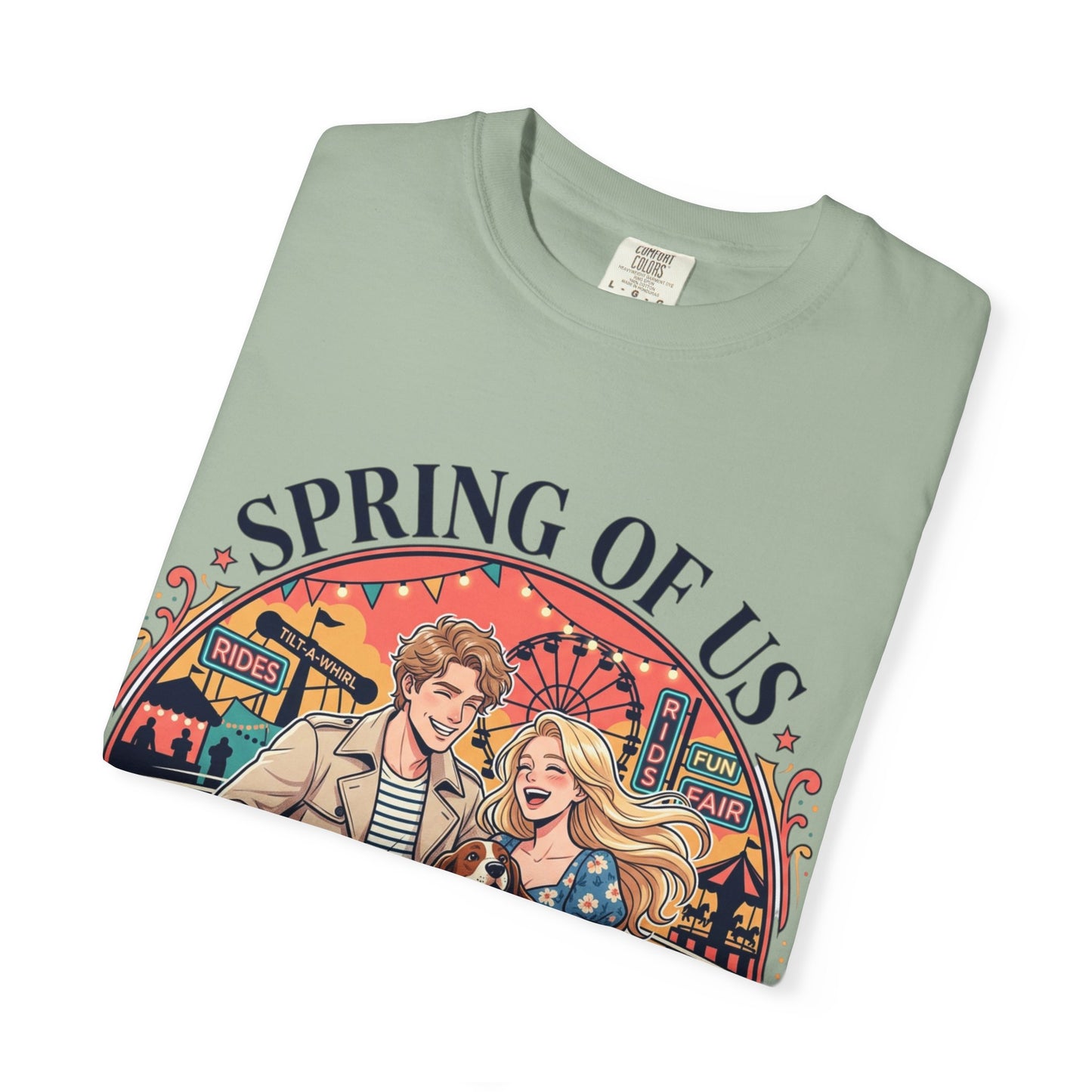 Spring of Us T-Shirt — Retro Carnival Couple Tee (Spring Festival Concert)