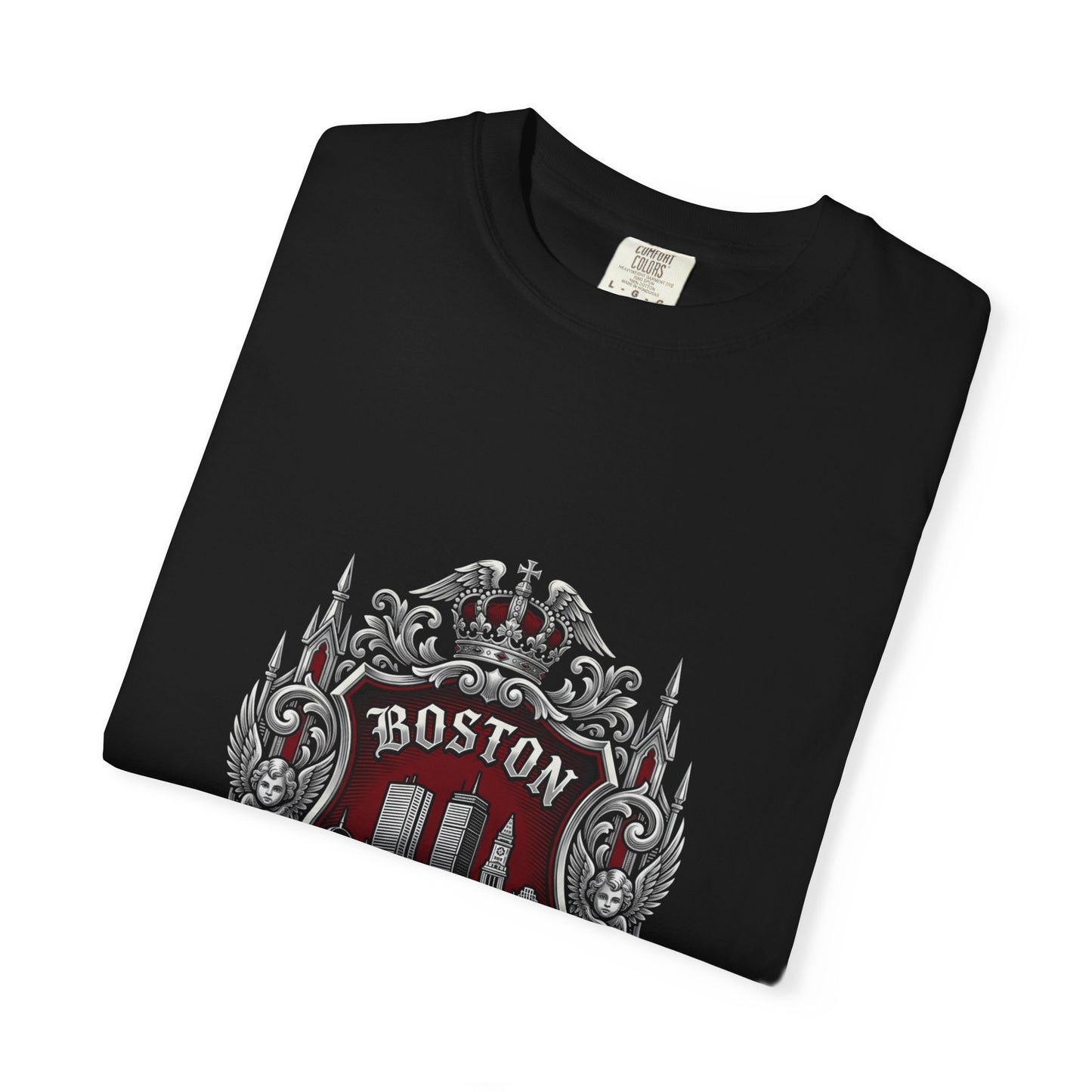 Boston Energy Vintage Crest T-Shirt — Retro City Skyline Tee