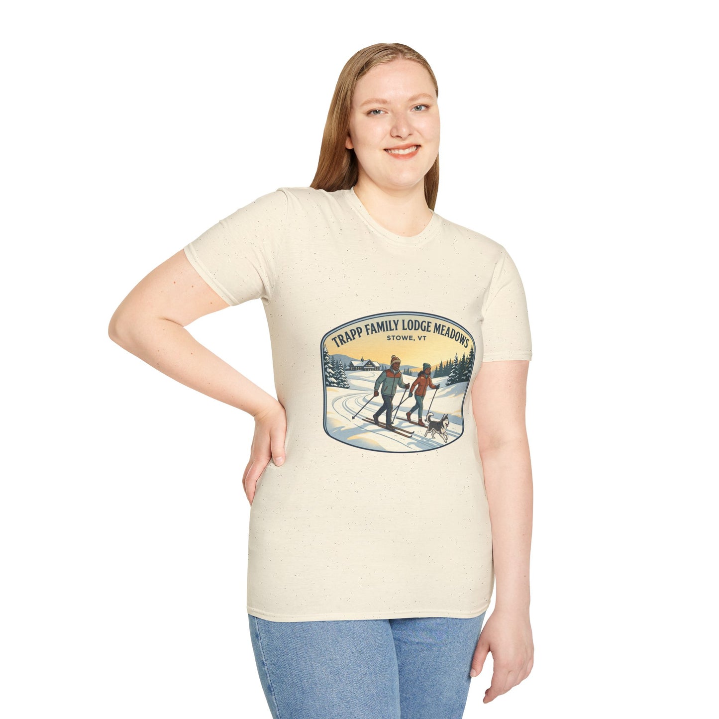 Trapp Family Lodge Meadows Skiing T-Shirt