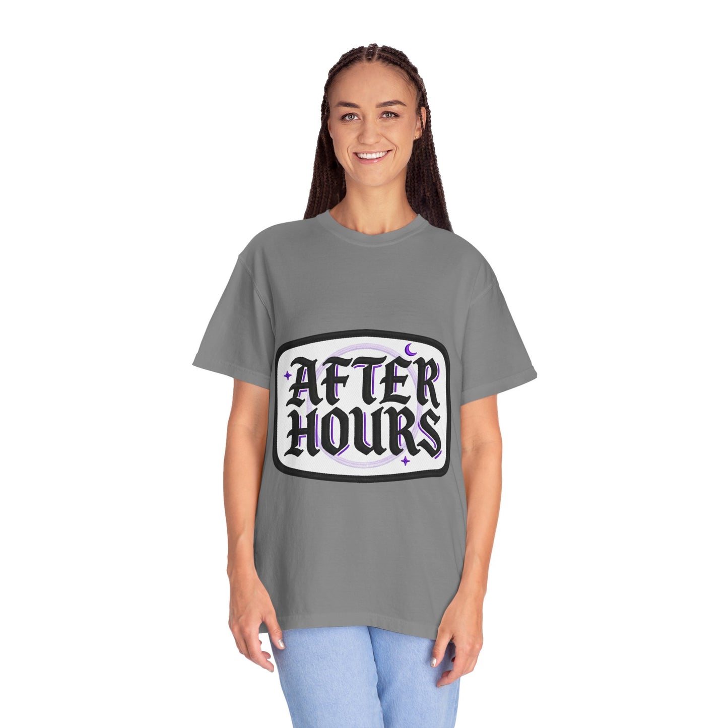 After Hours Graphic T-Shirt — Gothic Moon Lounge Tee