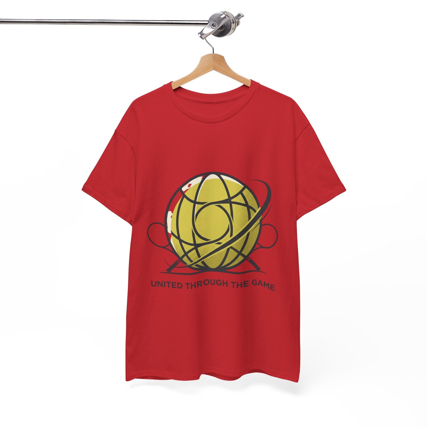 Basketball Orbit T-Shirt — “United Through The Game” Graphic Tee