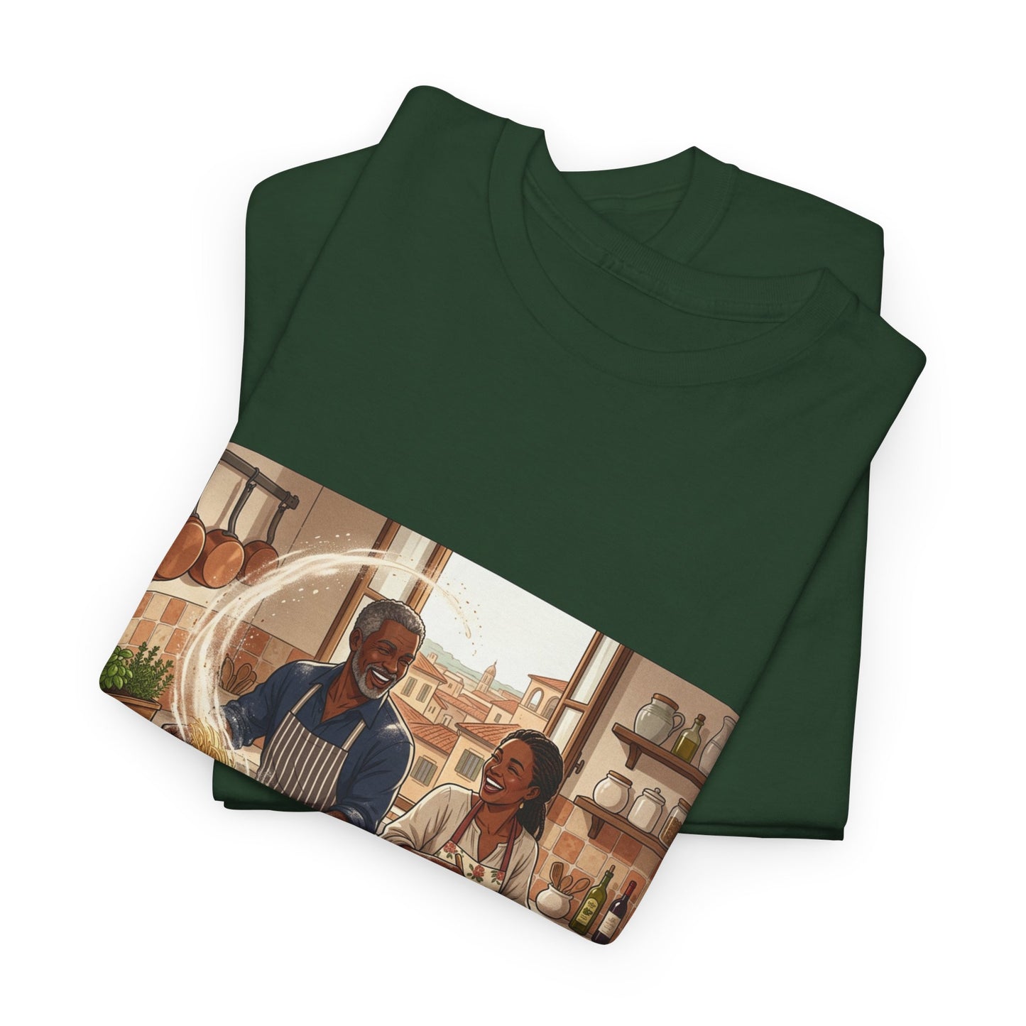 T-Shirt — 'Cooking Disaster — Rome' Illustrated Cooking Tee
