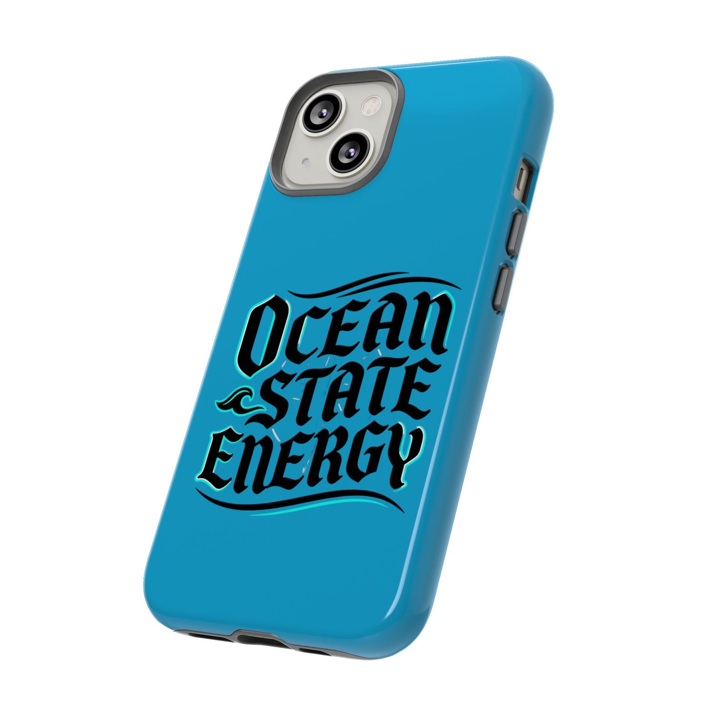 Ocean State Energy Phone Case — Tough Protective iPhone Cover with Nautical Script