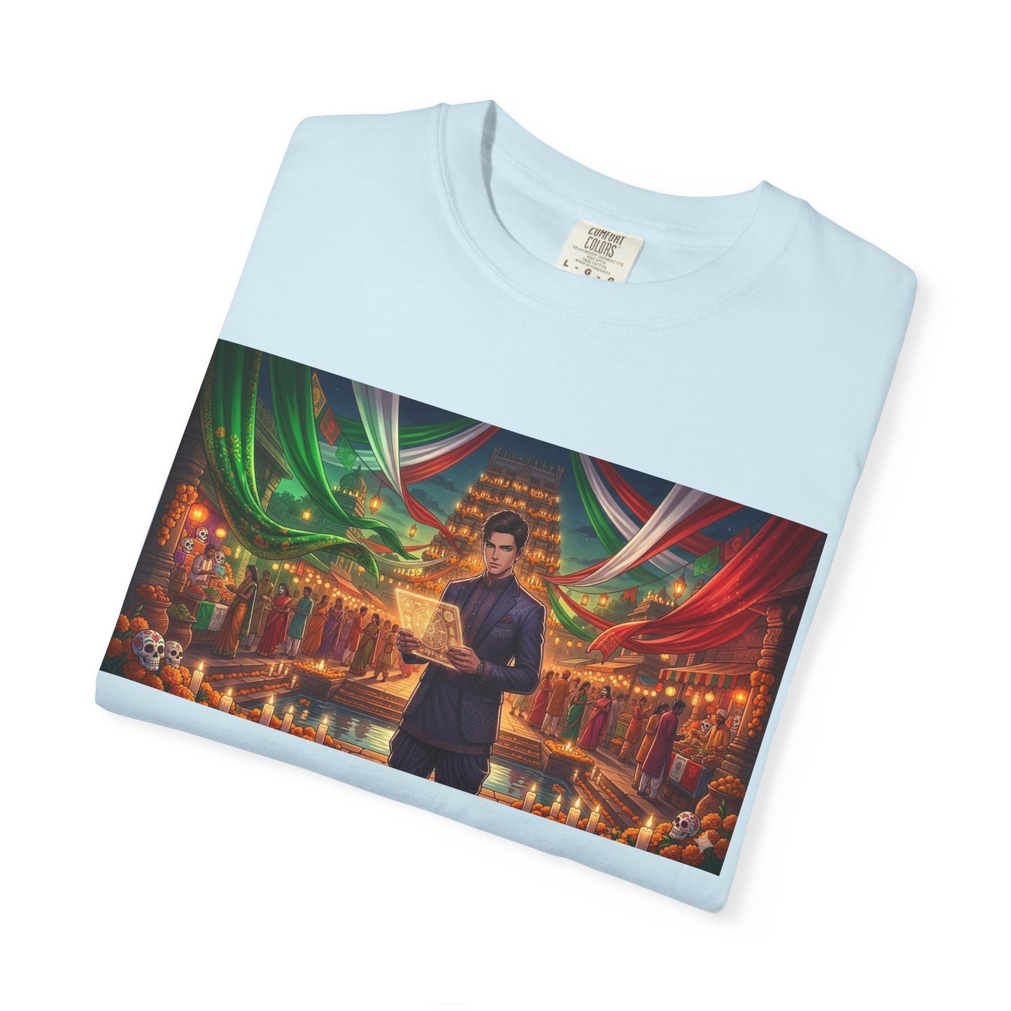 Mexican Festival Night T-Shirt — Cinematic Streets Graphic Tee