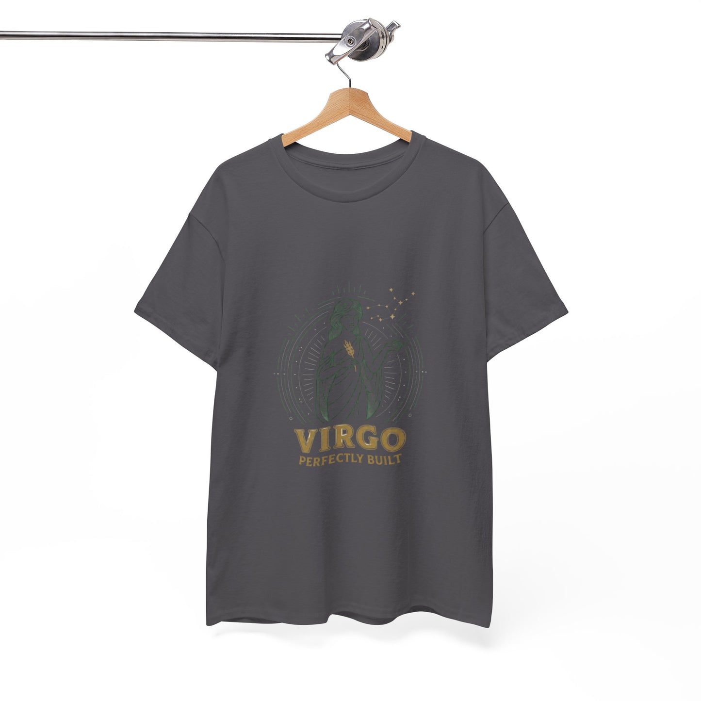 Virgo 'Perfectly Built' Zodiac T-Shirt — Astrology Graphic Tee