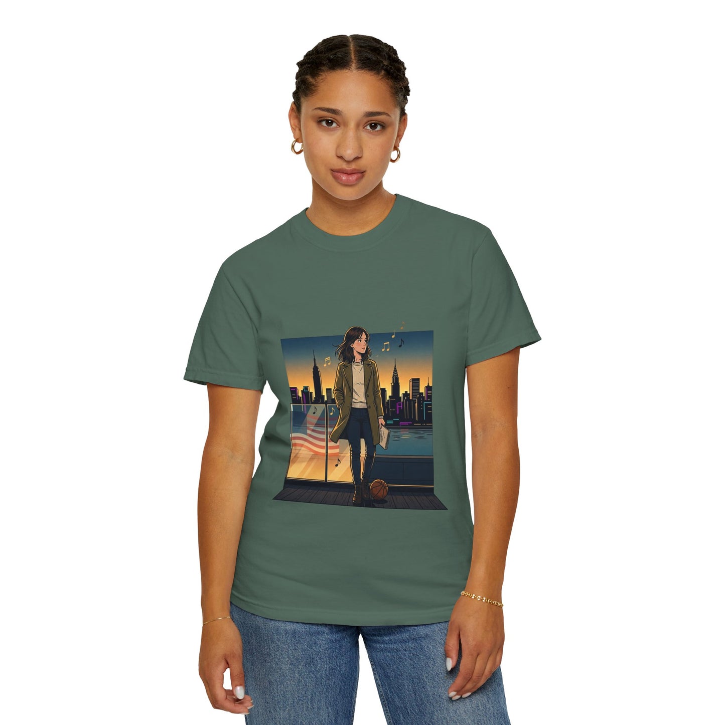 GLOBAL ENERGY: HER CITY, HER STORY— City Sunset Graphic T-Shirt