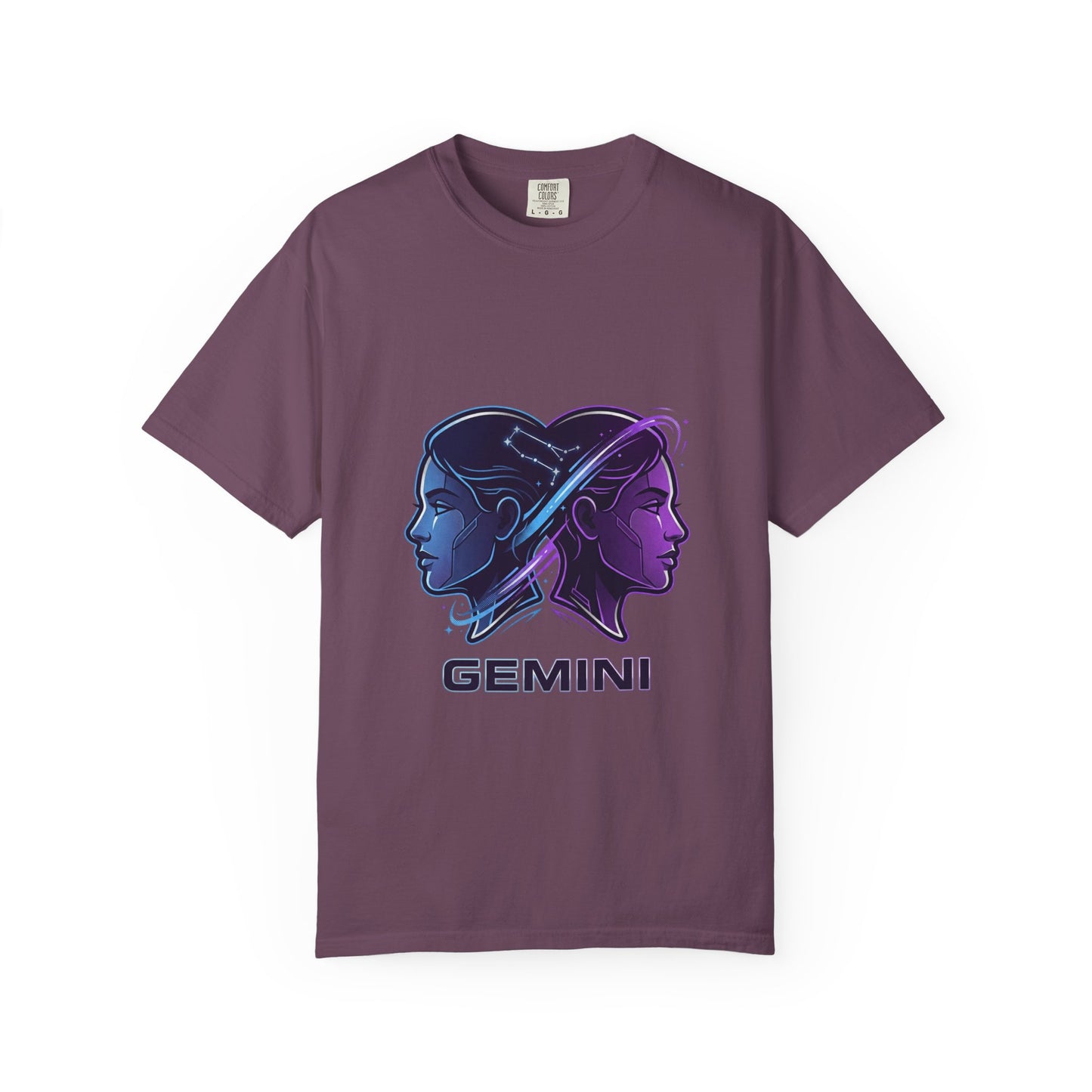 Gemini Zodiac T‑Shirt — Dual Faces Astrology Tee